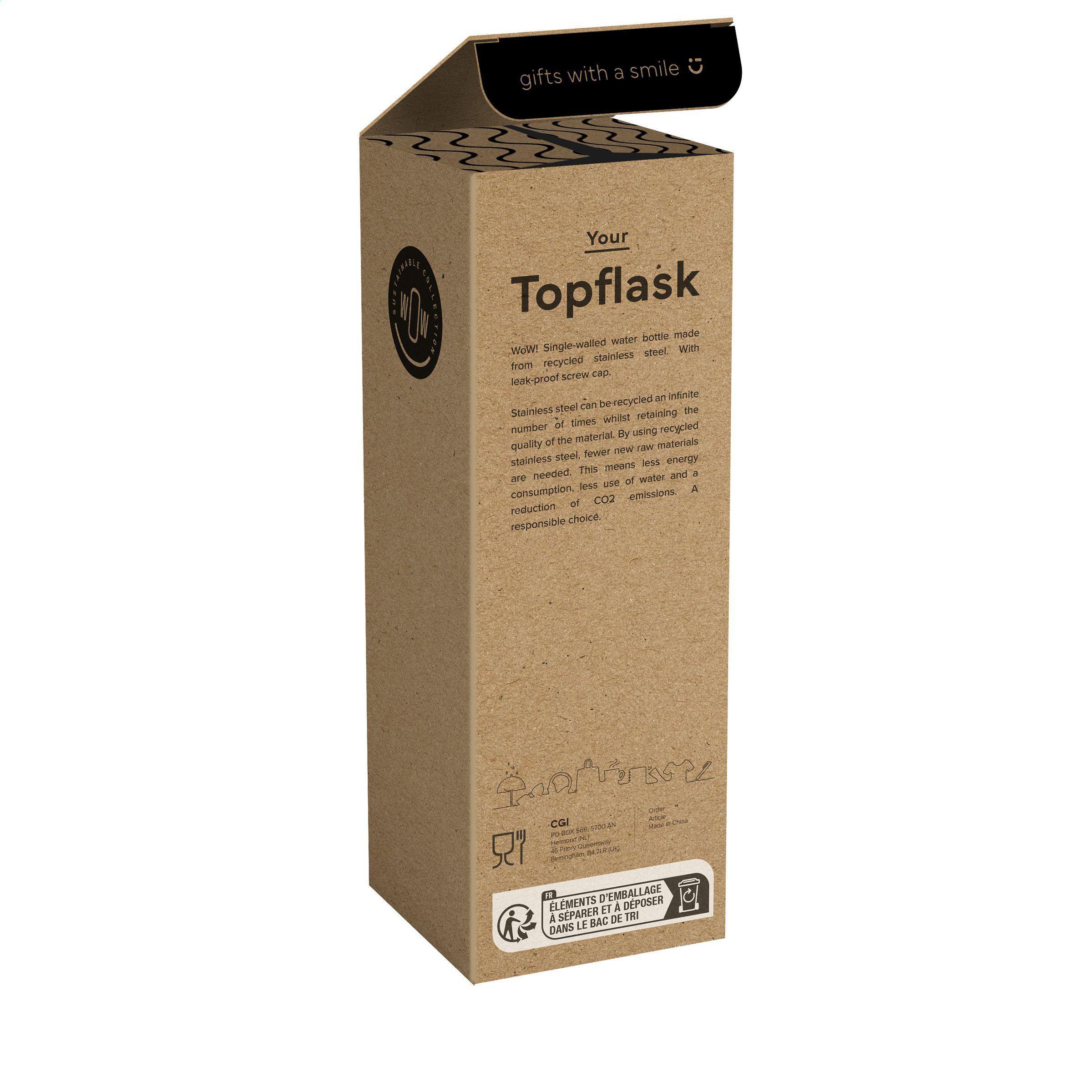 Topflask RCS Recycled 500 ml single wall Trinkflasche