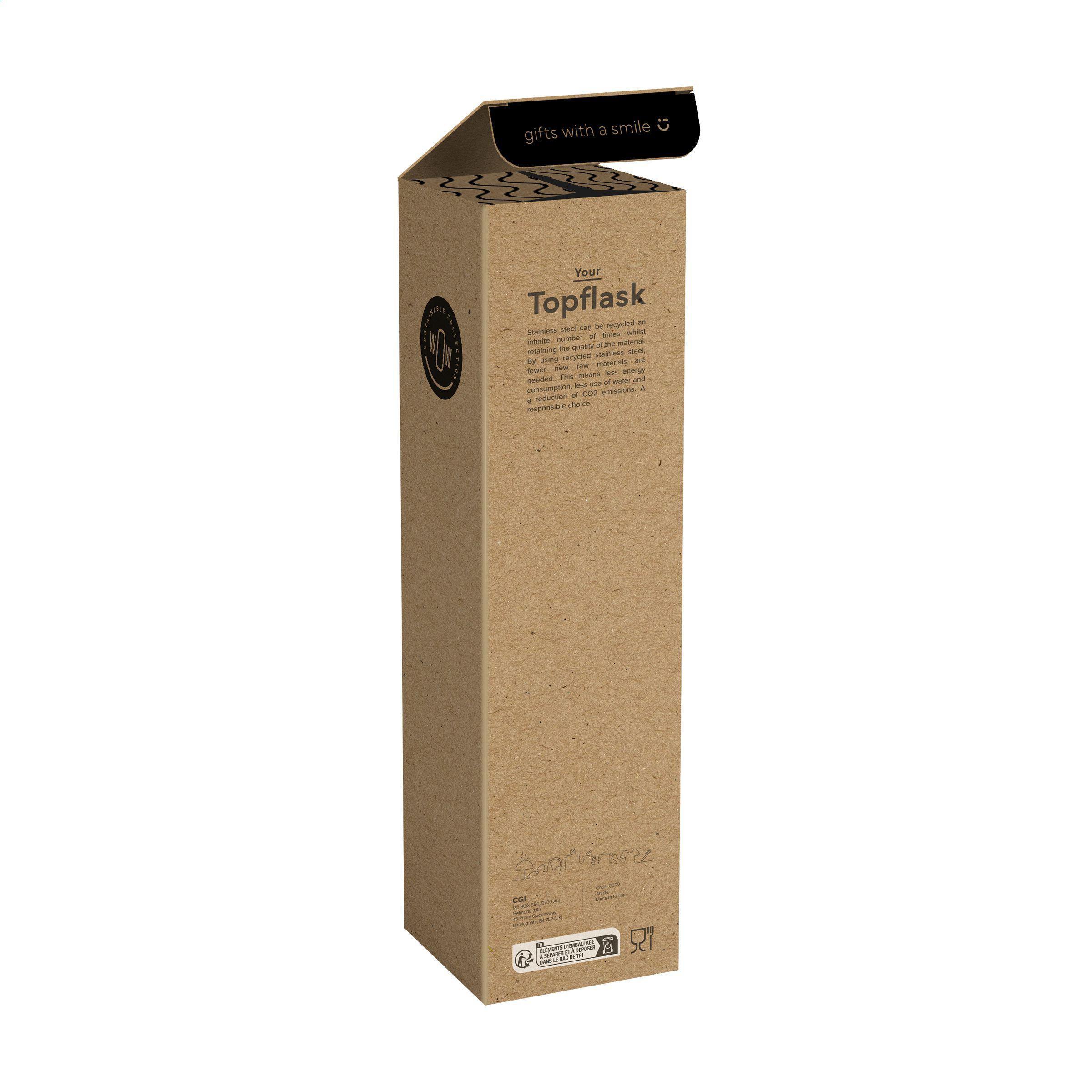 Topflask RCS Recycled Steel 750 ml Trinkflasche