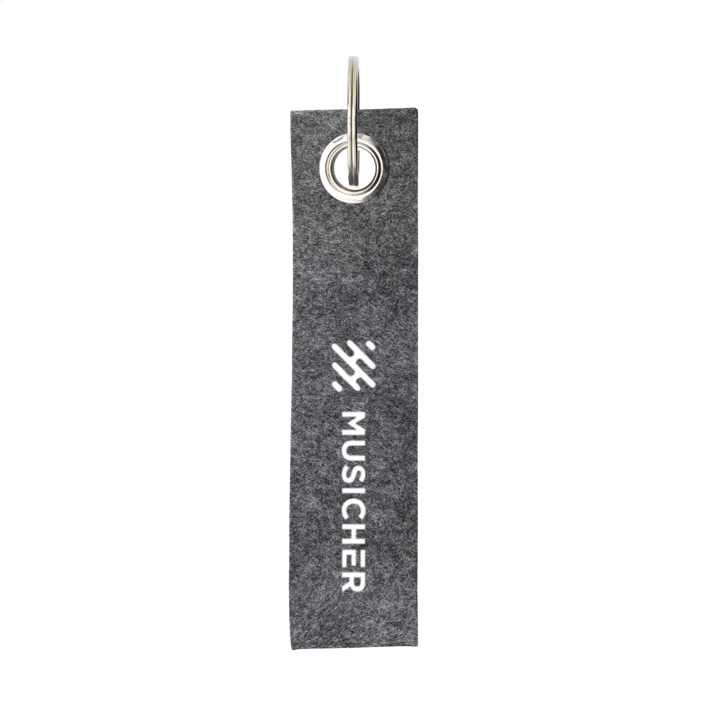 GRS RPET Felt Keyring Schlüsselanhänger