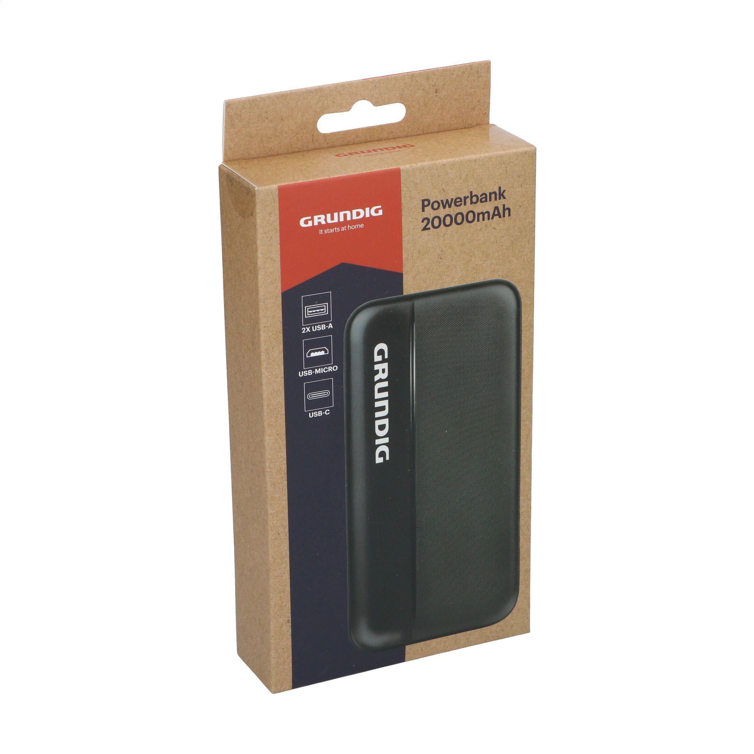 Grundig Powerbank 20000 mAh Ladegerät