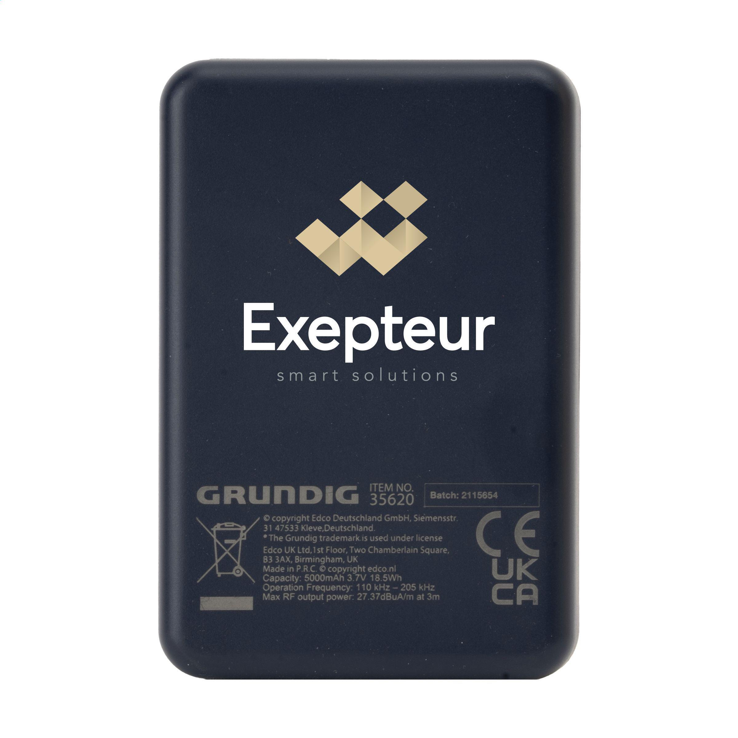 Grundig Wireless Magnetic Powerbank Mini 5000mAh