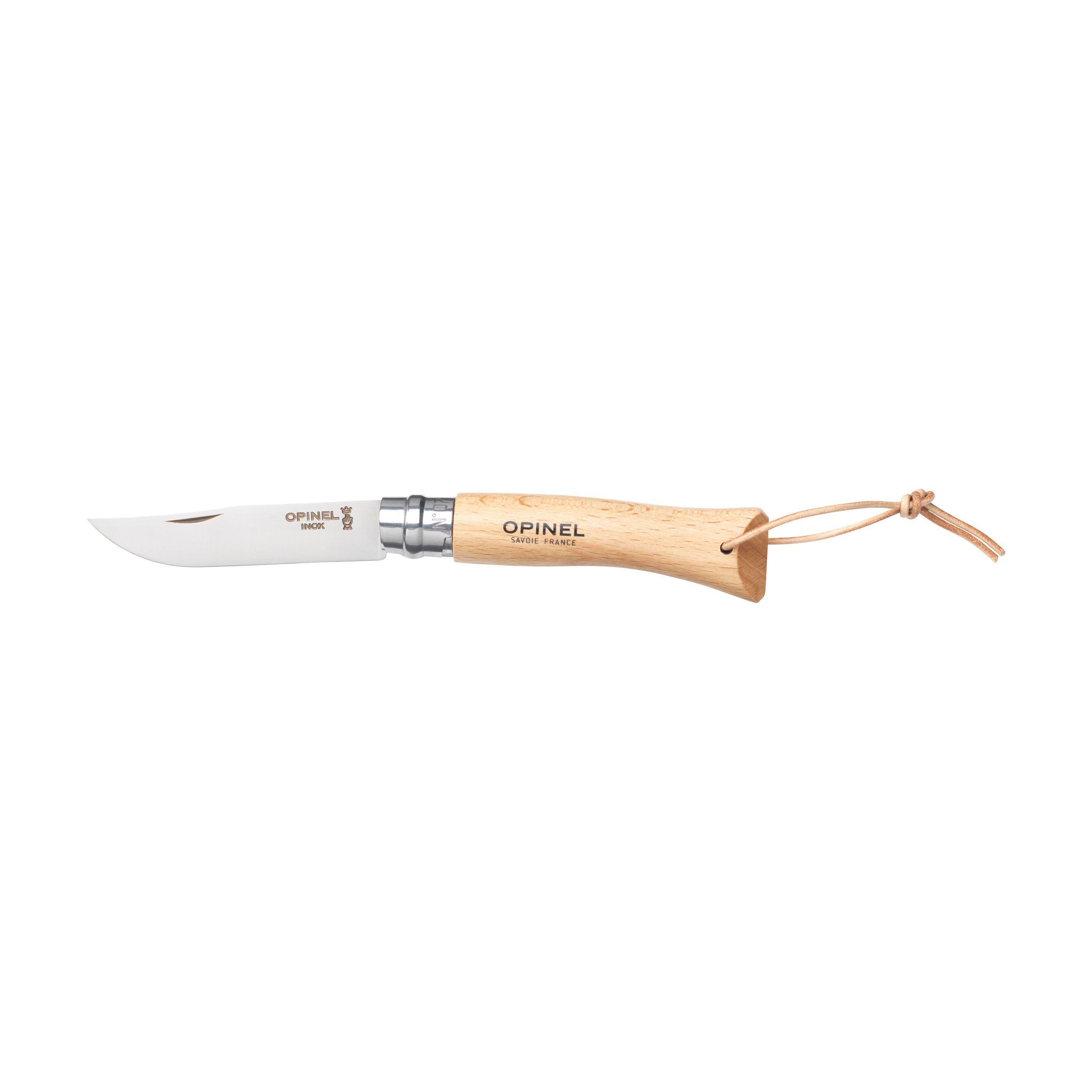 Opinel Inox No 07 Taschenmesser in einer Gürteletui