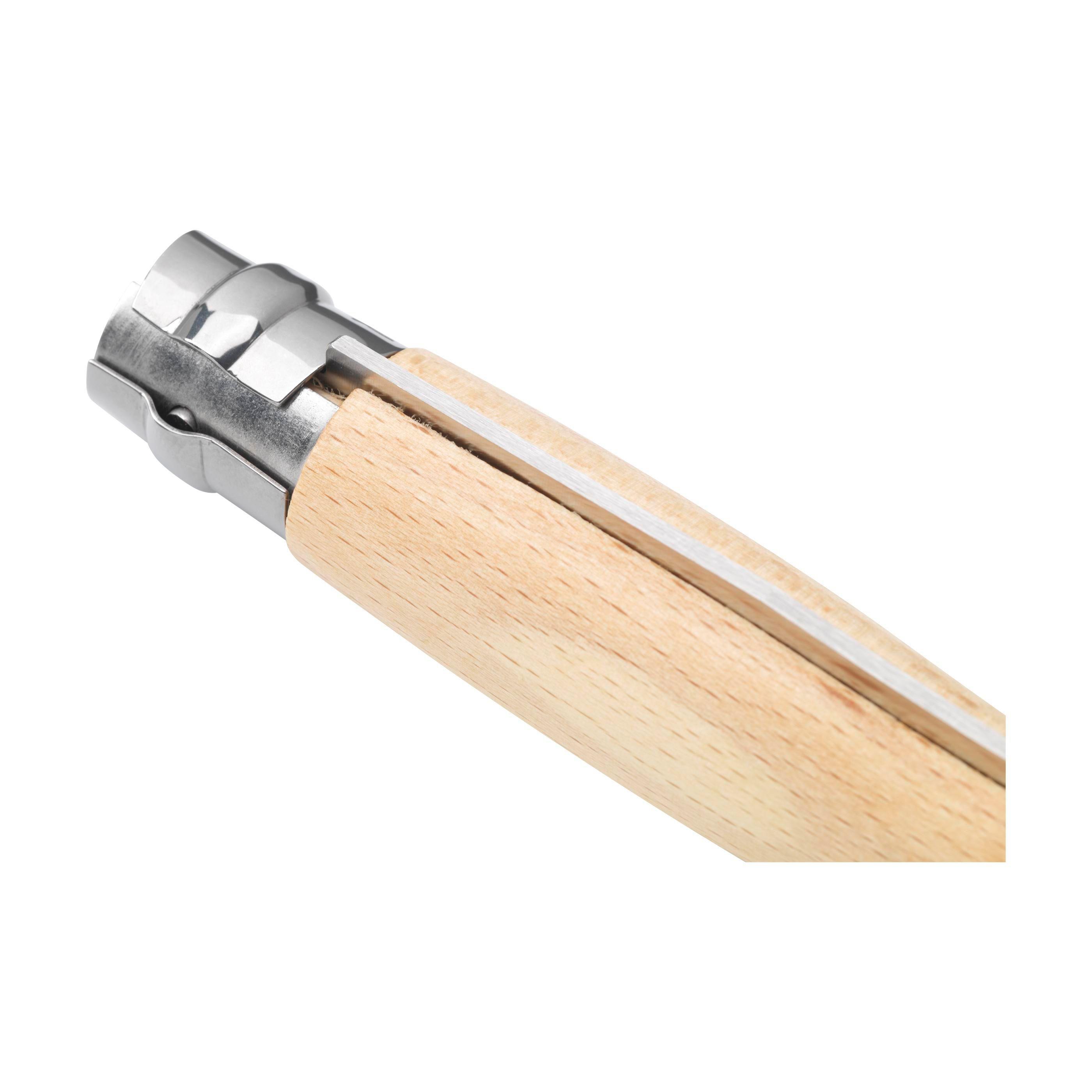 Opinel Inox No 8 Taschenmesser in einer Gürteletui