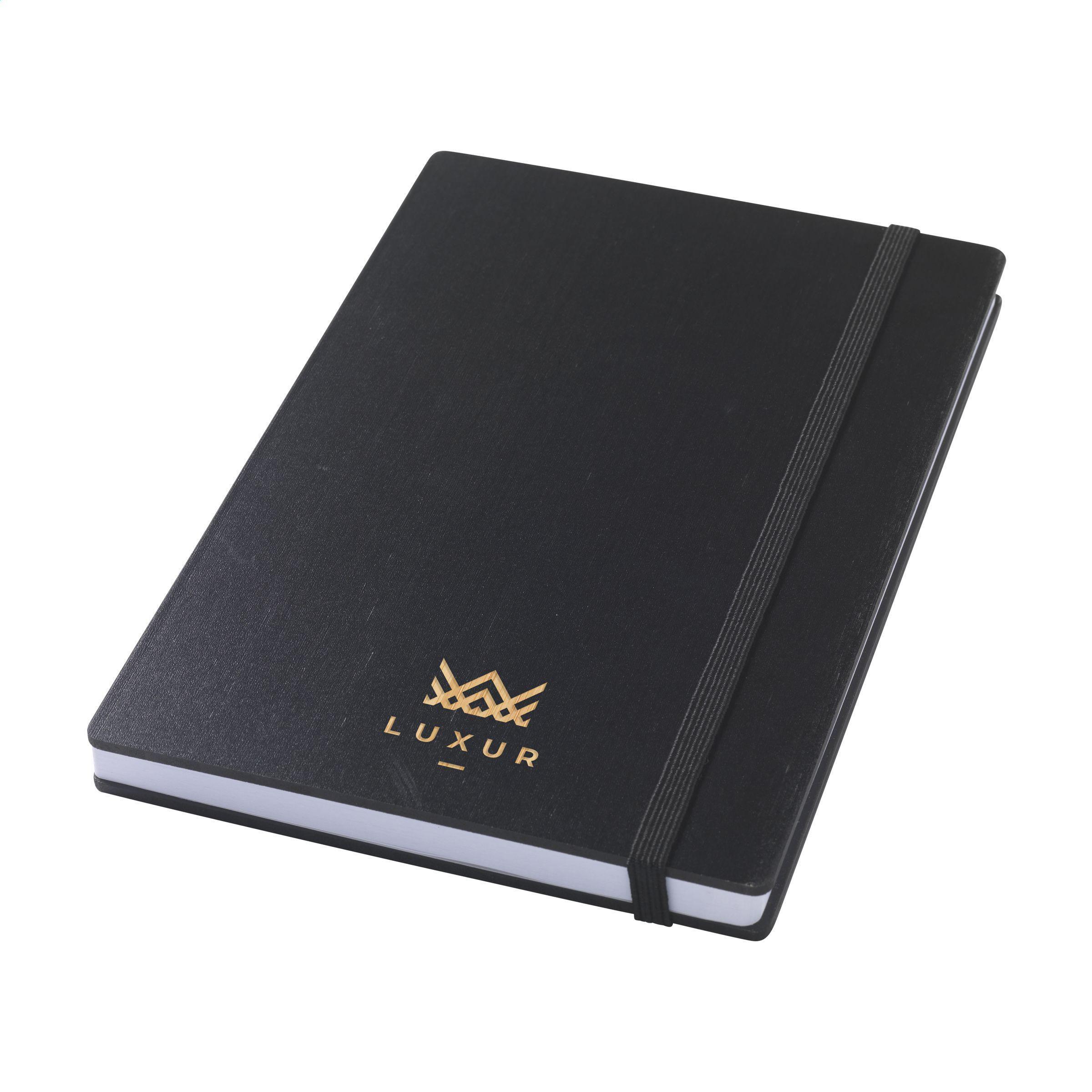 Bamboo Journal Naked Spine Notebook Black A5 Notizbuch