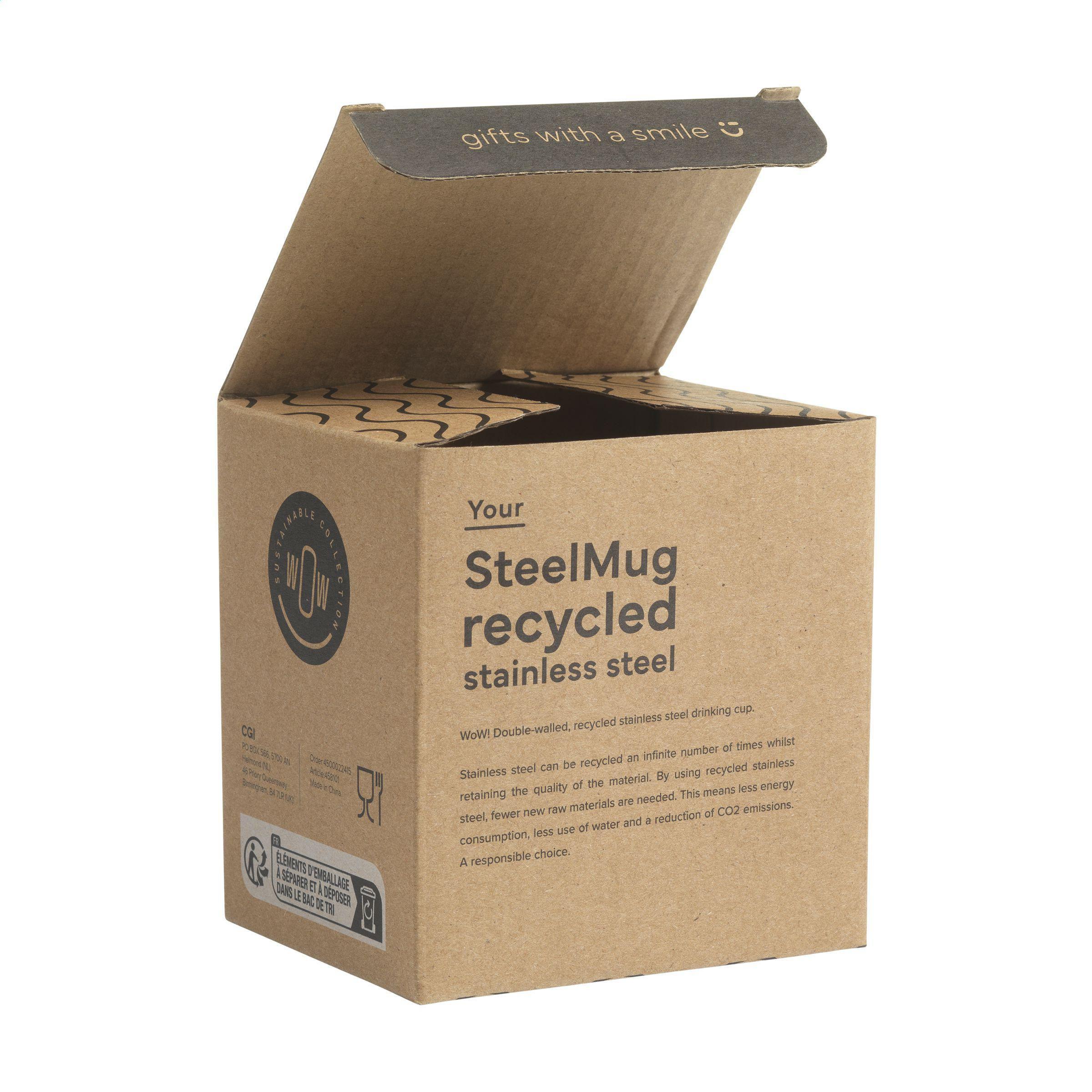 SteelMug RCS Recycled Steel 220 ml Tasse