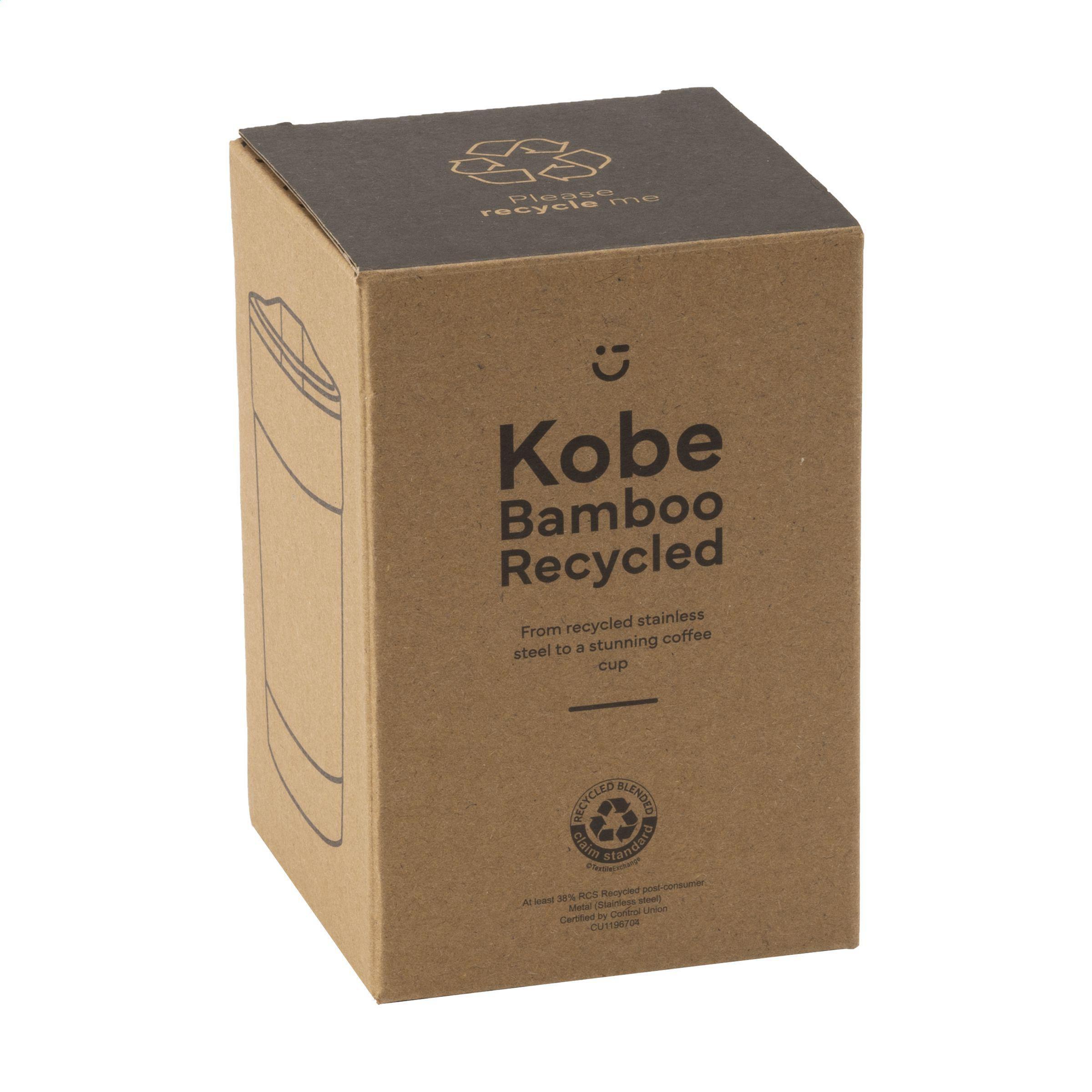 Kobe Bamboo RCS Recycled Steel 350 ml Kaffeebecher