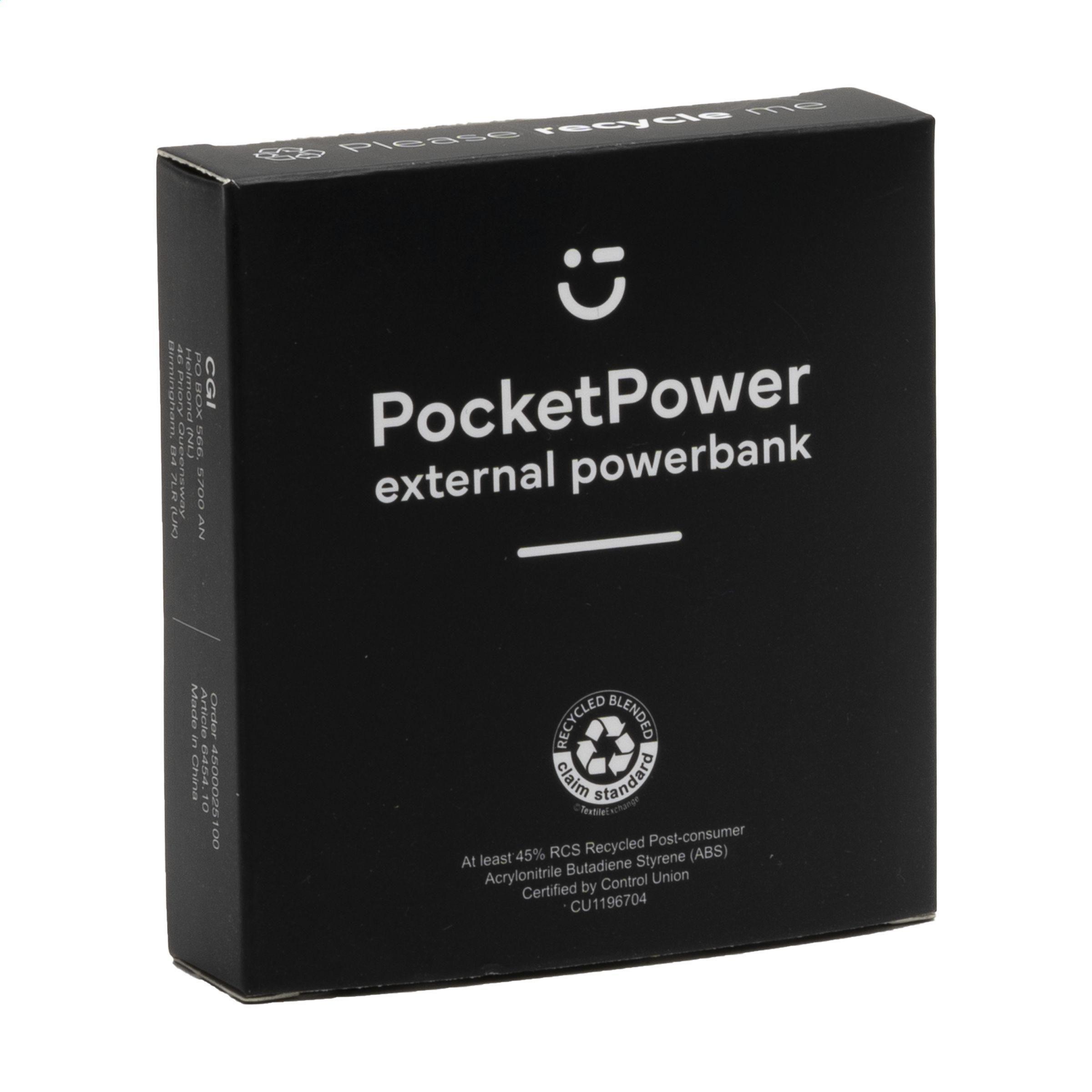 PocketPower 5000 RCS Recycled Powerbank Ladegerät