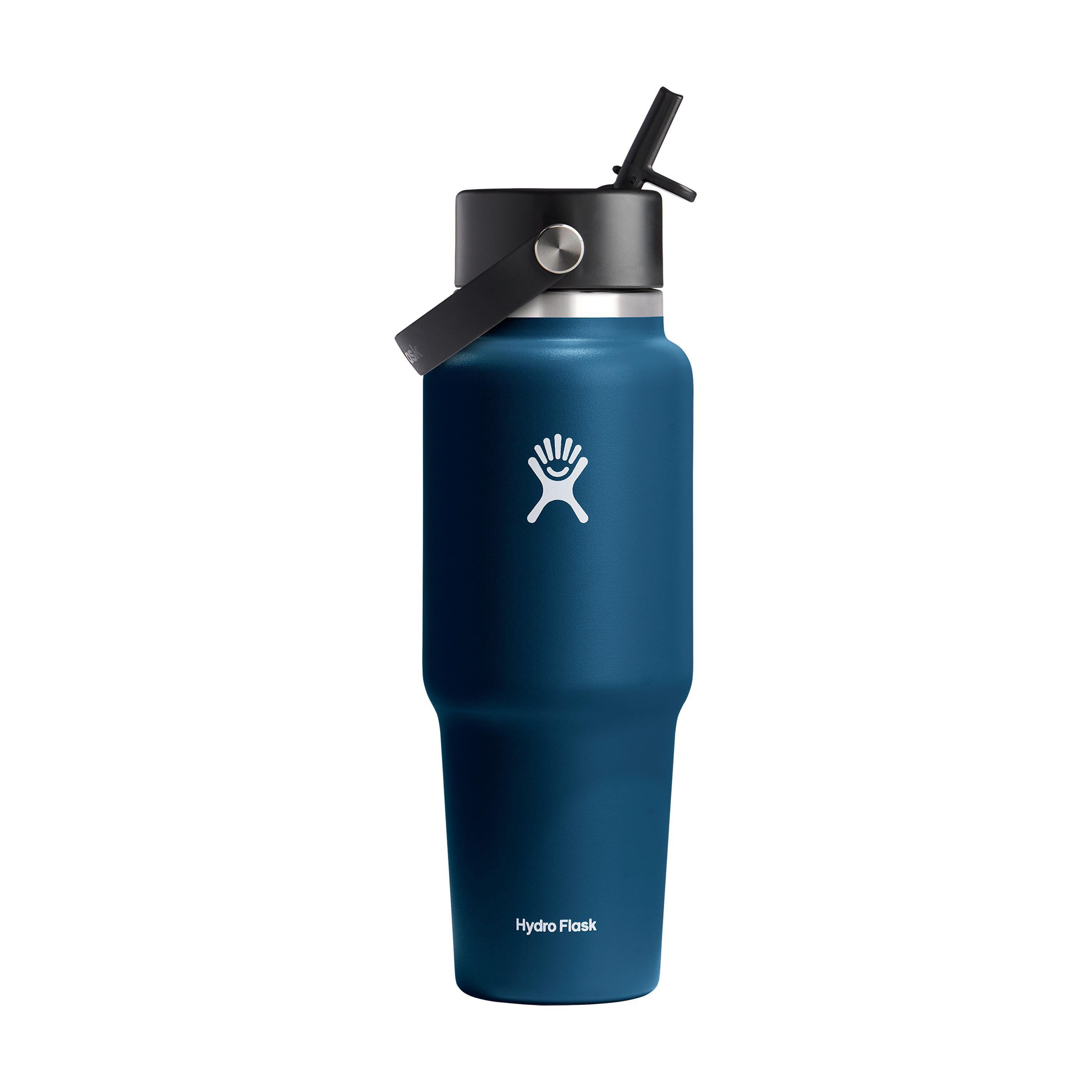 Hydro Flask Wide Mouth Travel Bottle with Flex Straw Cap 946 ml Wasserflasche