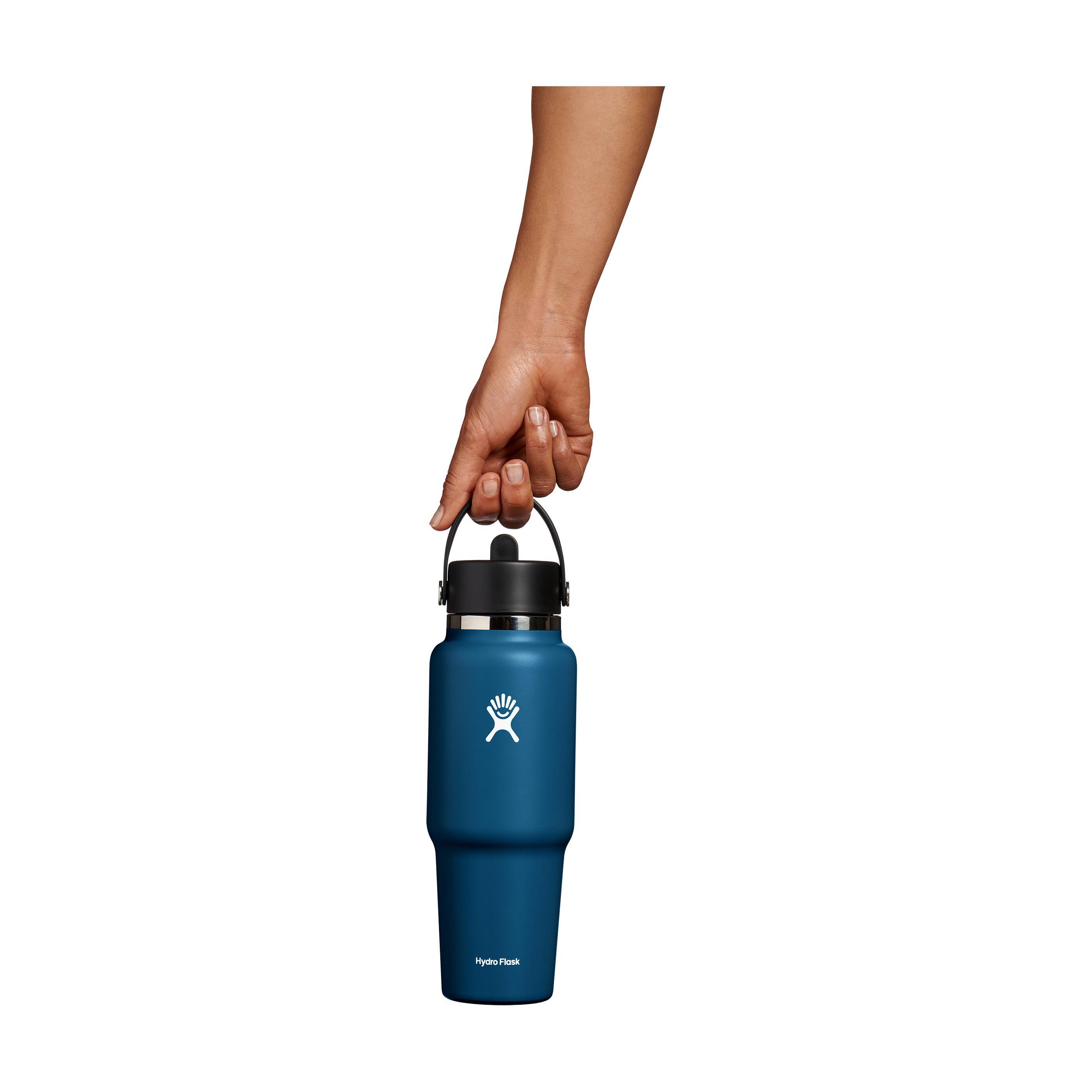 Hydro Flask Wide Mouth Travel Bottle with Flex Straw Cap 946 ml Wasserflasche