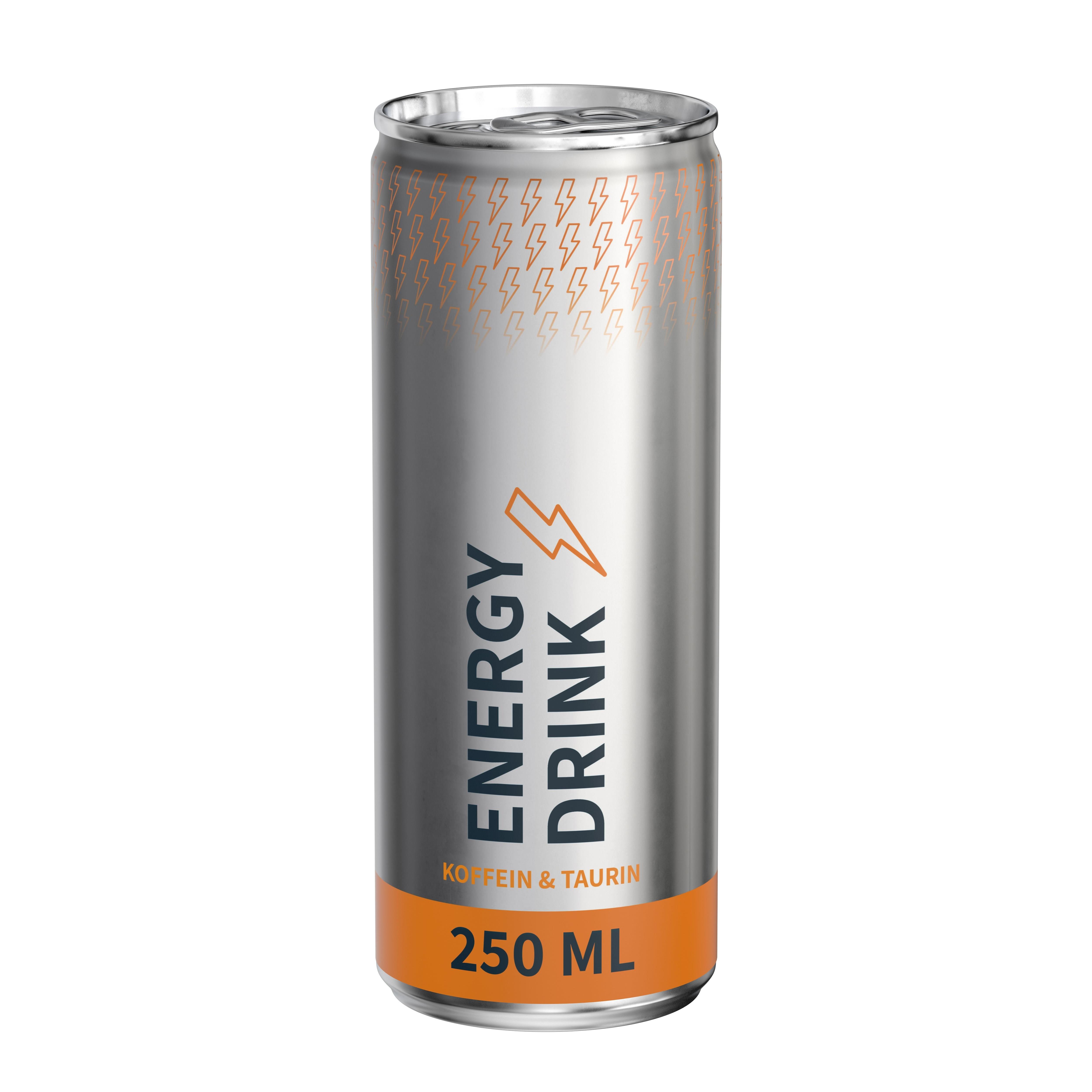 250 ml Energy Drink - Fullbody transparent (matt)