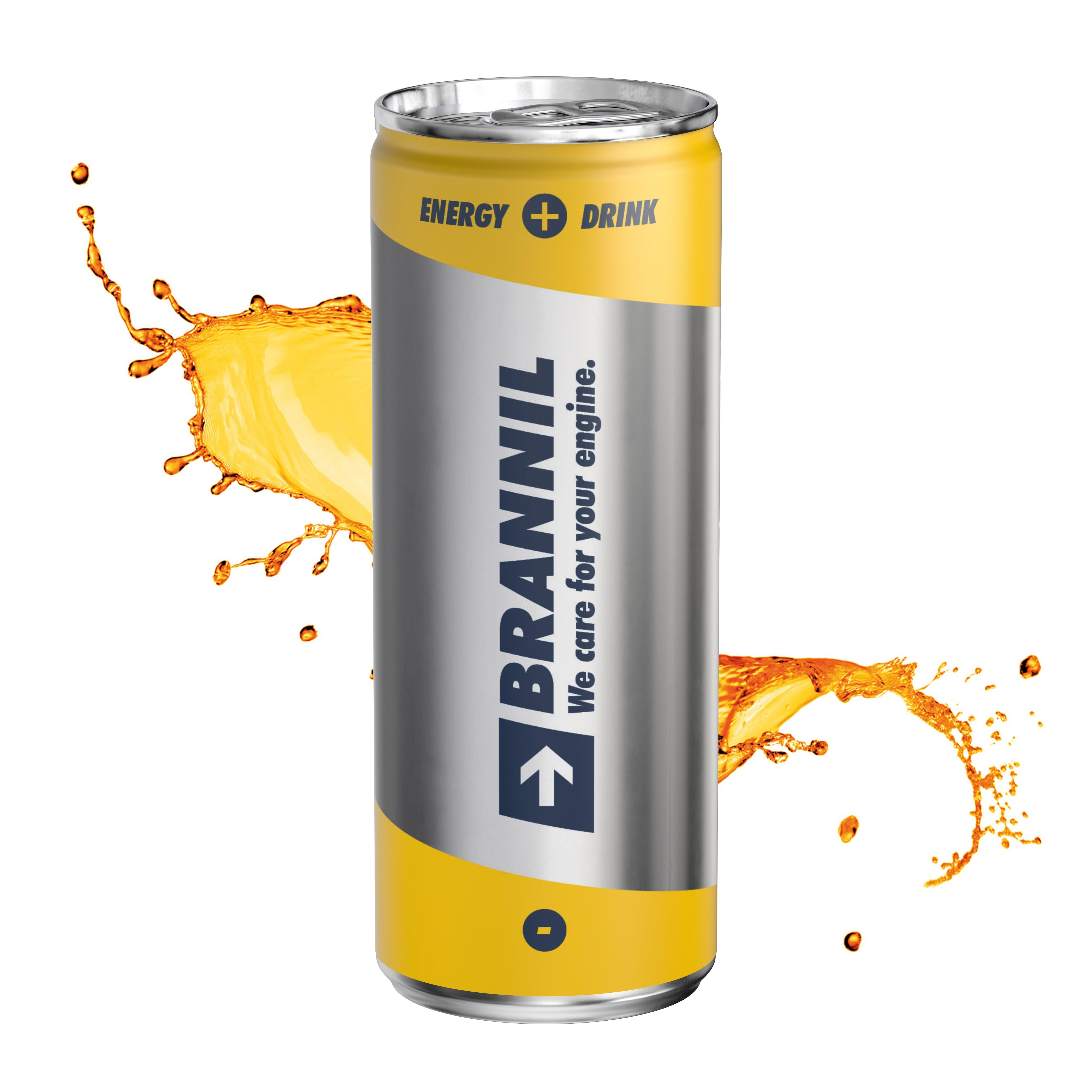250 ml Energy Drink zuckerfrei - Fullbody transparent (matt)