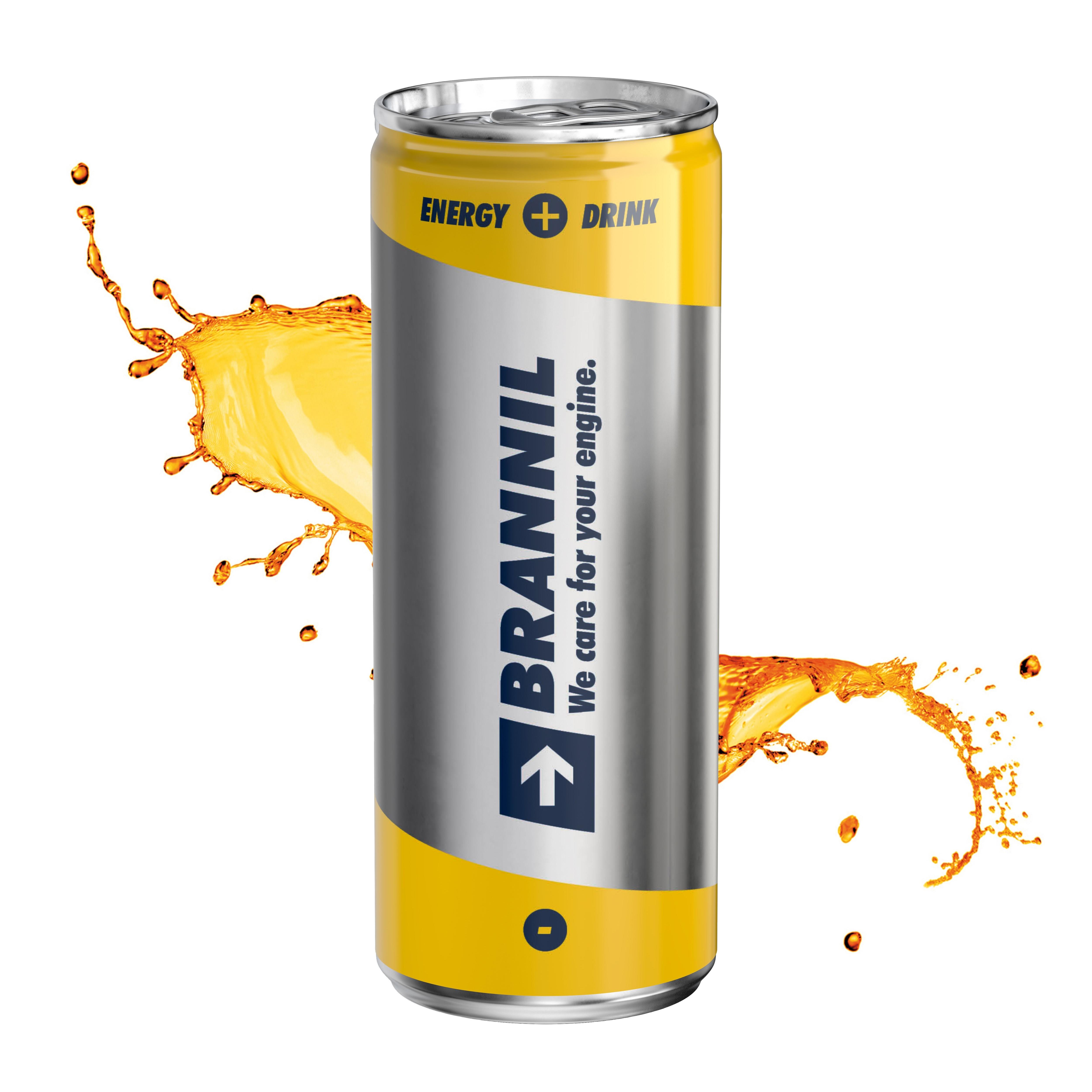 250 ml Energy Drink zuckerfrei - Fullbody transparent (glänzend)
