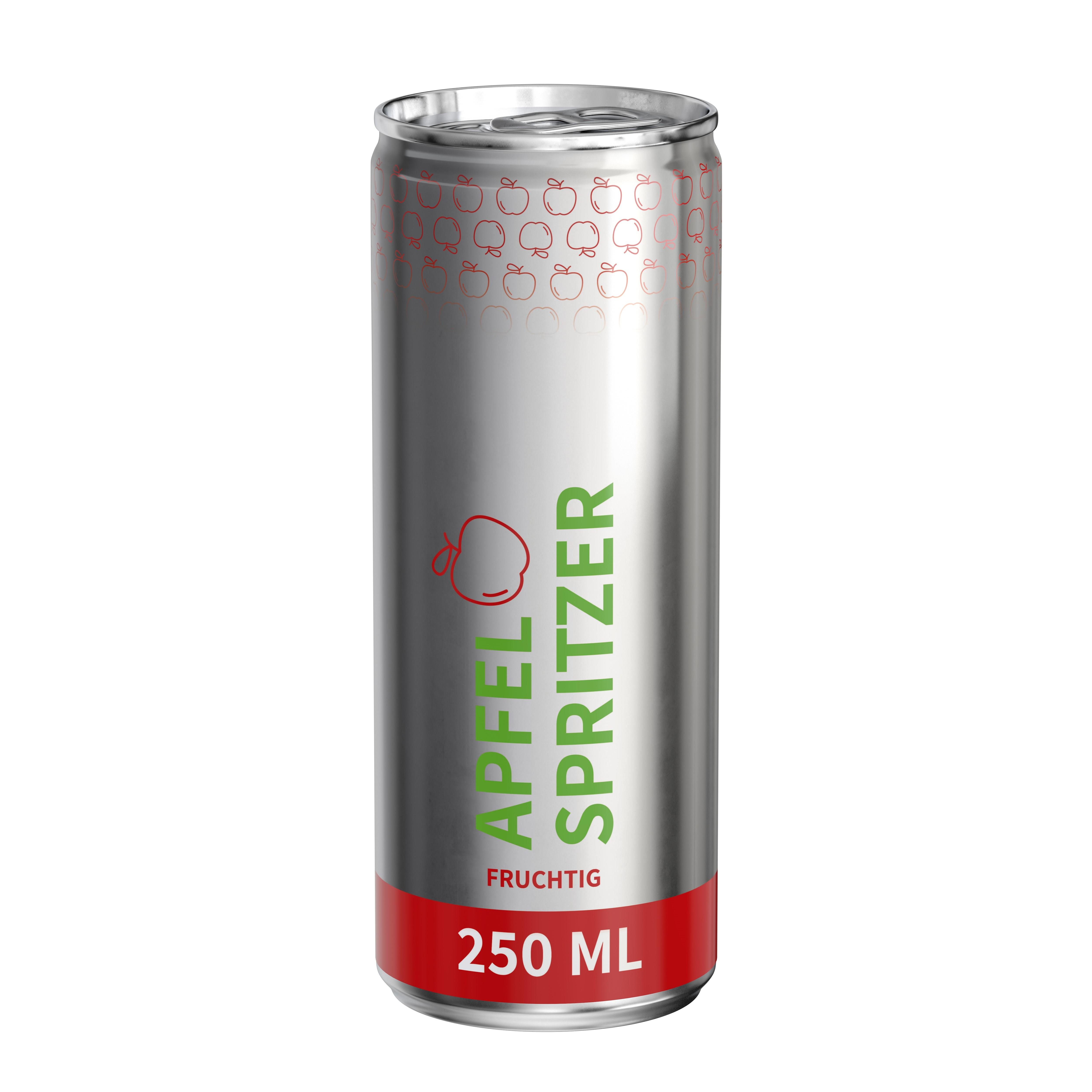 250 ml Apfelspritzer - Fullbody transparent (glänzend)