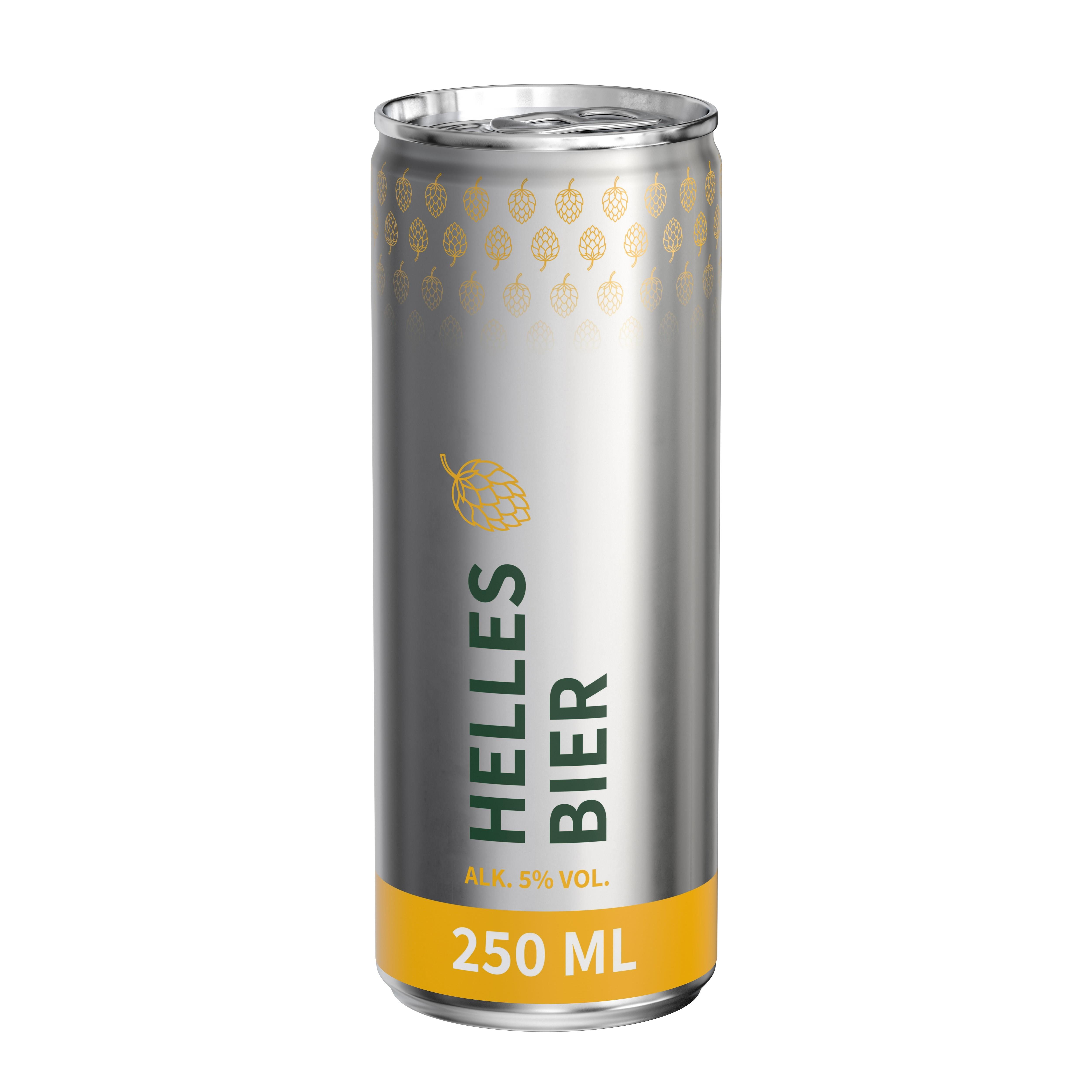 250 ml Bier - Fullbody transparent (matt)