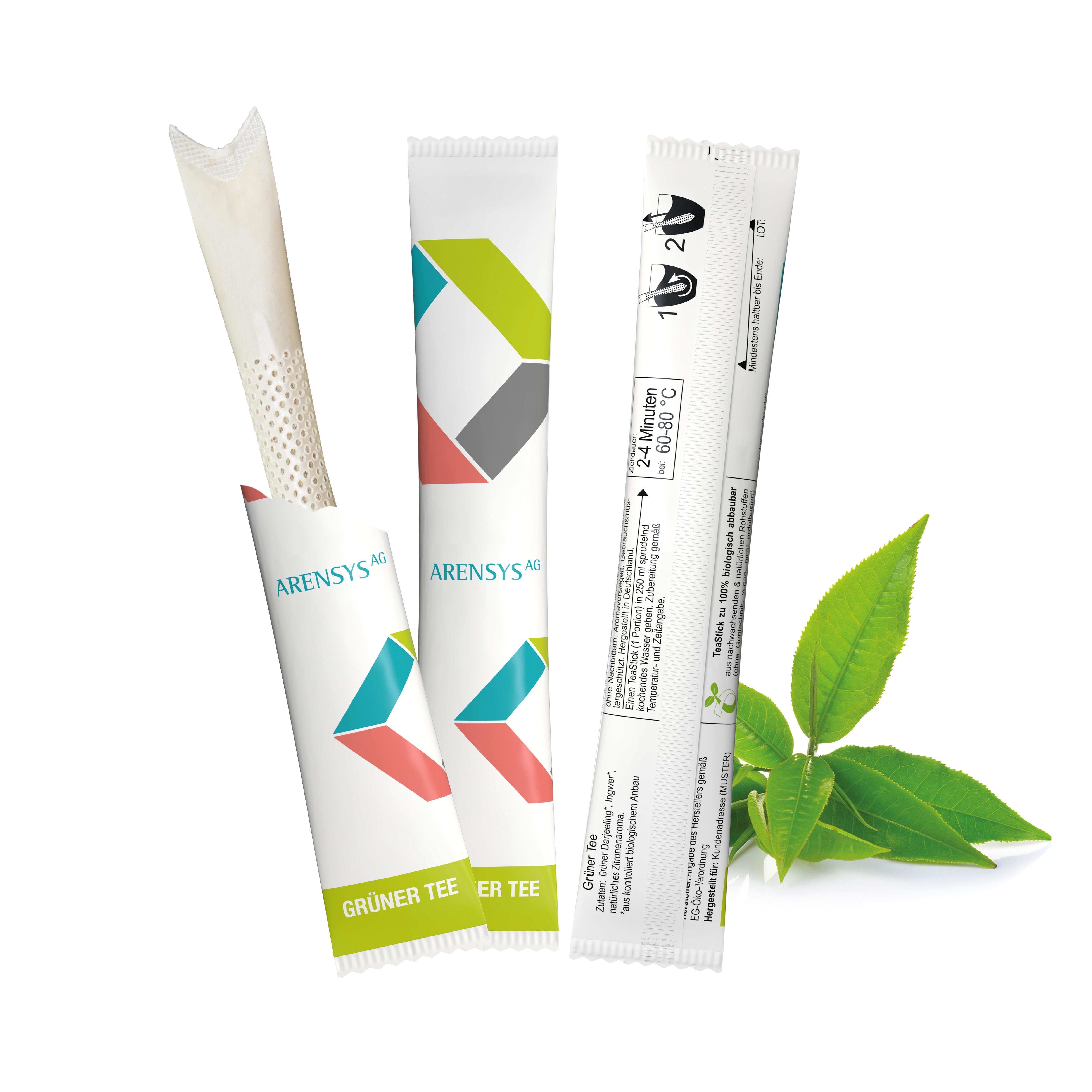 TeaStick - Grüner Tee Ingwer Zitrone - Individual Design