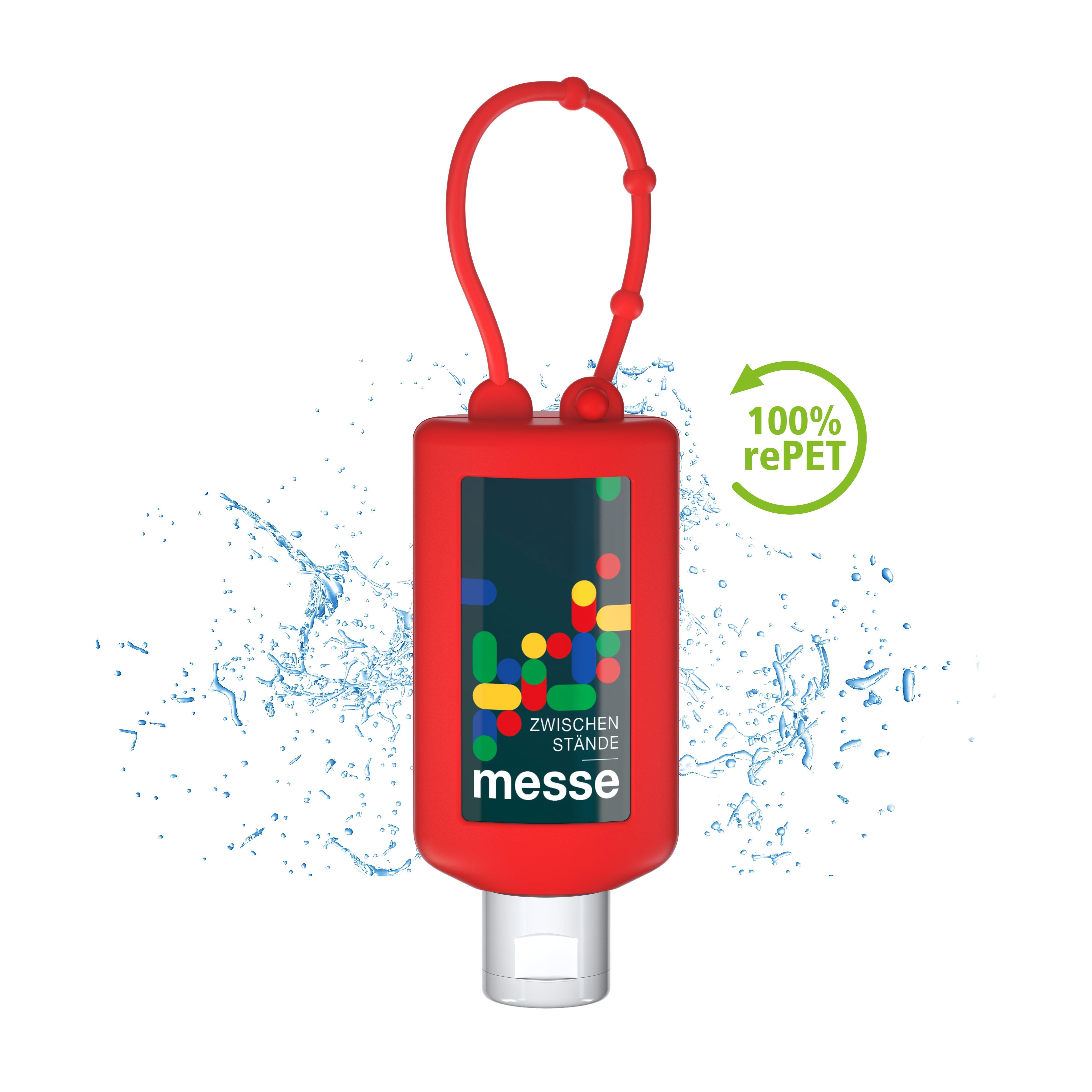 50 ml Bumper rot - Hände-Desinfektionsgel (DIN EN 1500) - Body Label