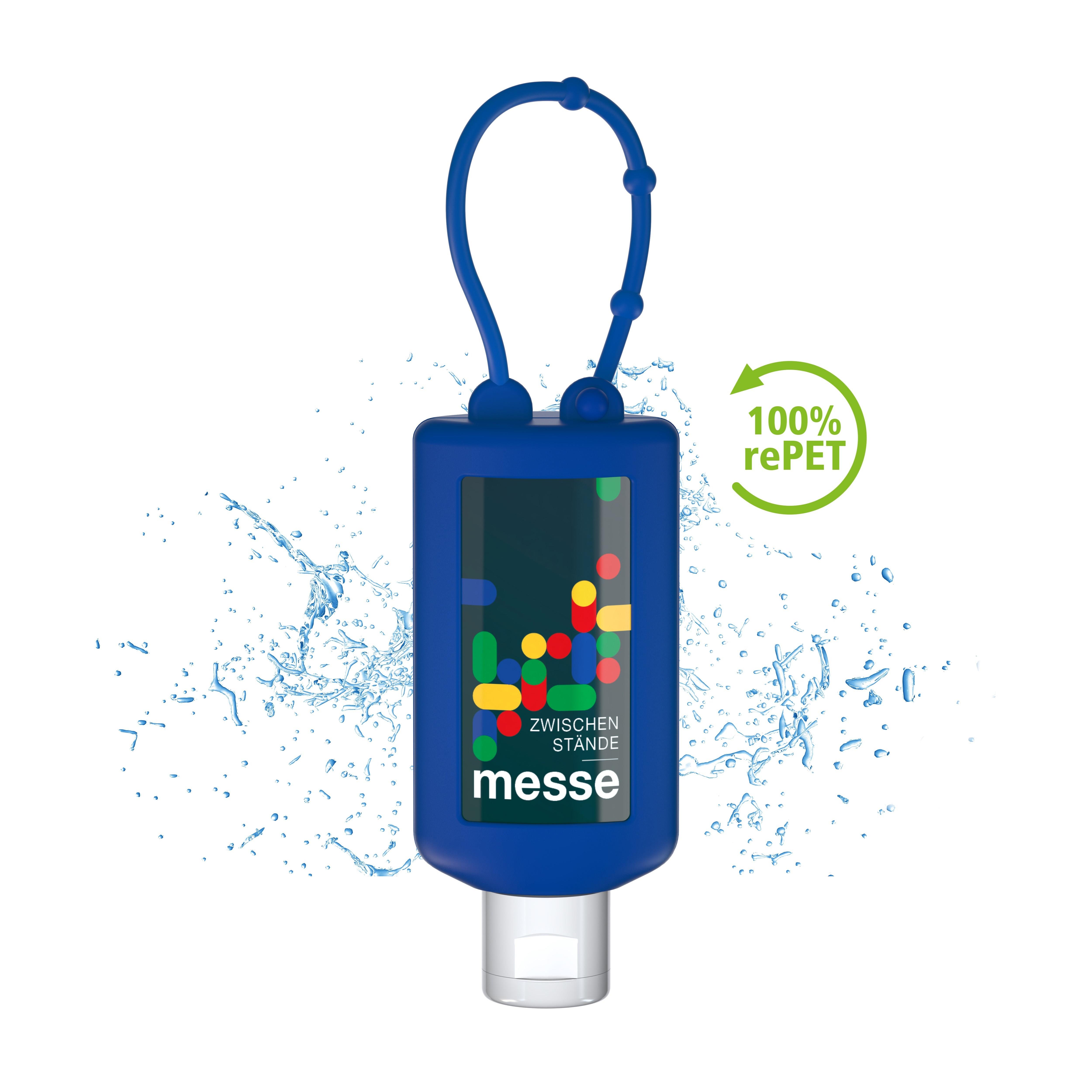 50 ml Bumper blau - Hände-Desinfektionsgel (DIN EN 1500) - Body Label
