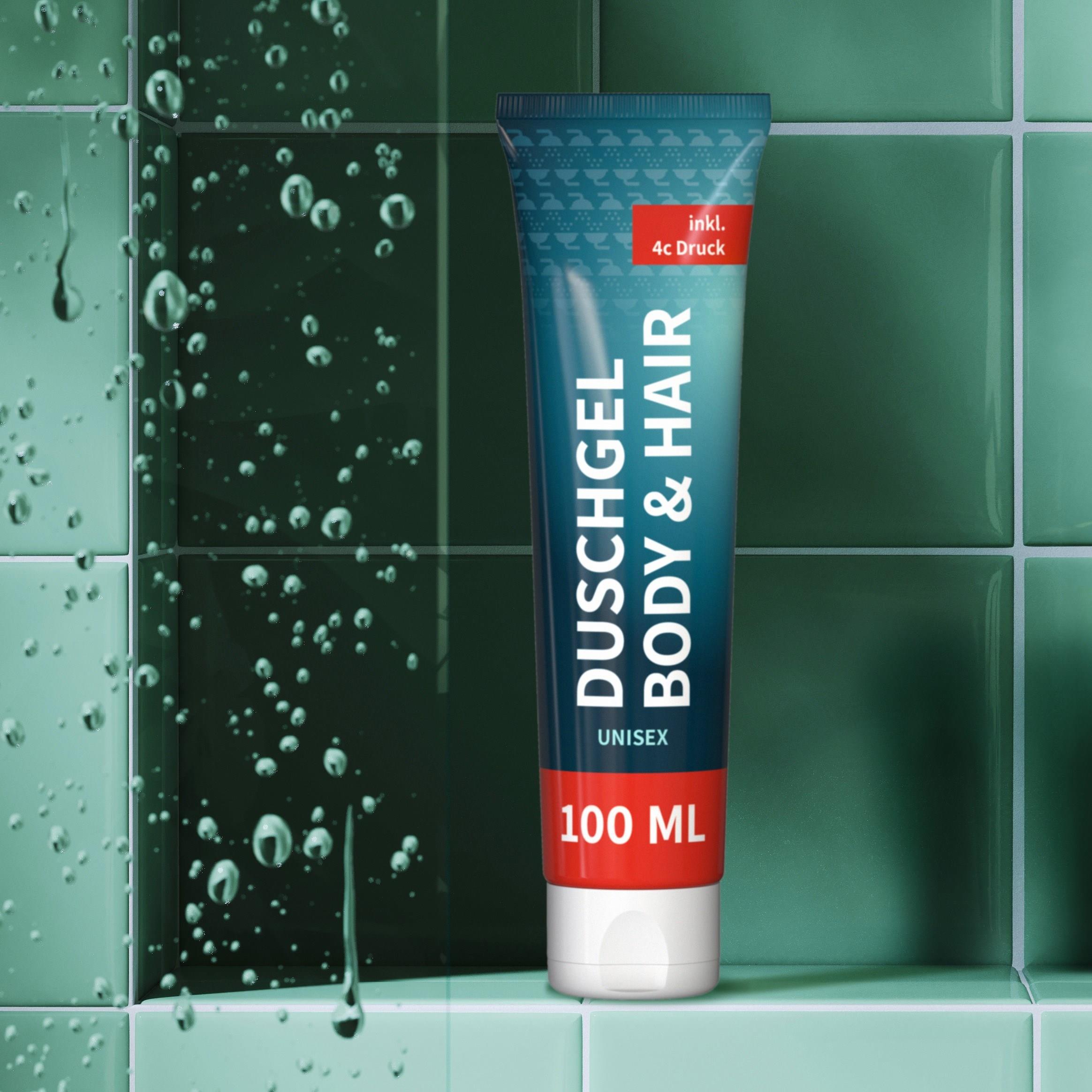 100 ml Tube - Duschgel Ingwer-Limette - FullbodyPrint
