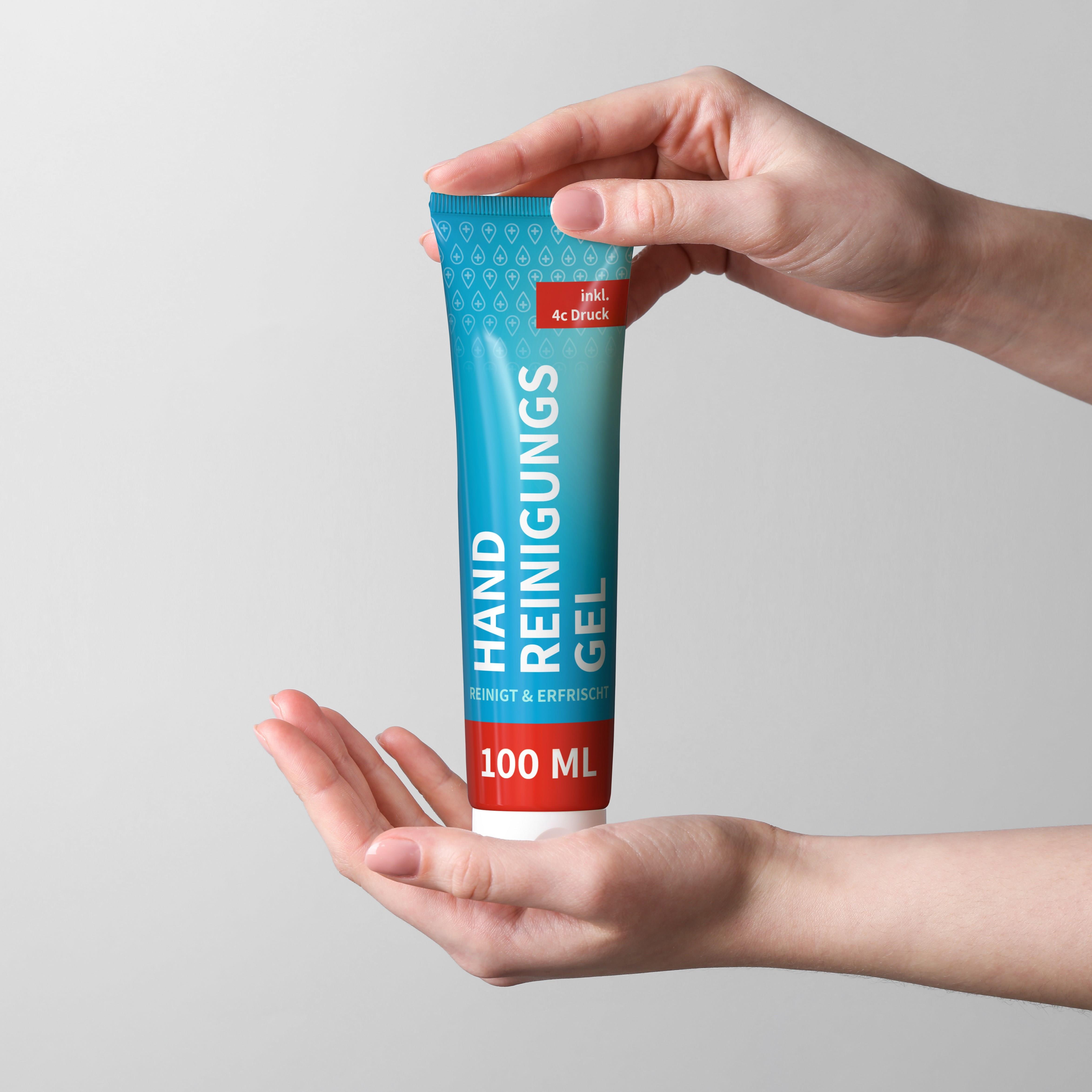 100 ml Tube - Handreinigungsgel (alk.) - FullbodyPrint
