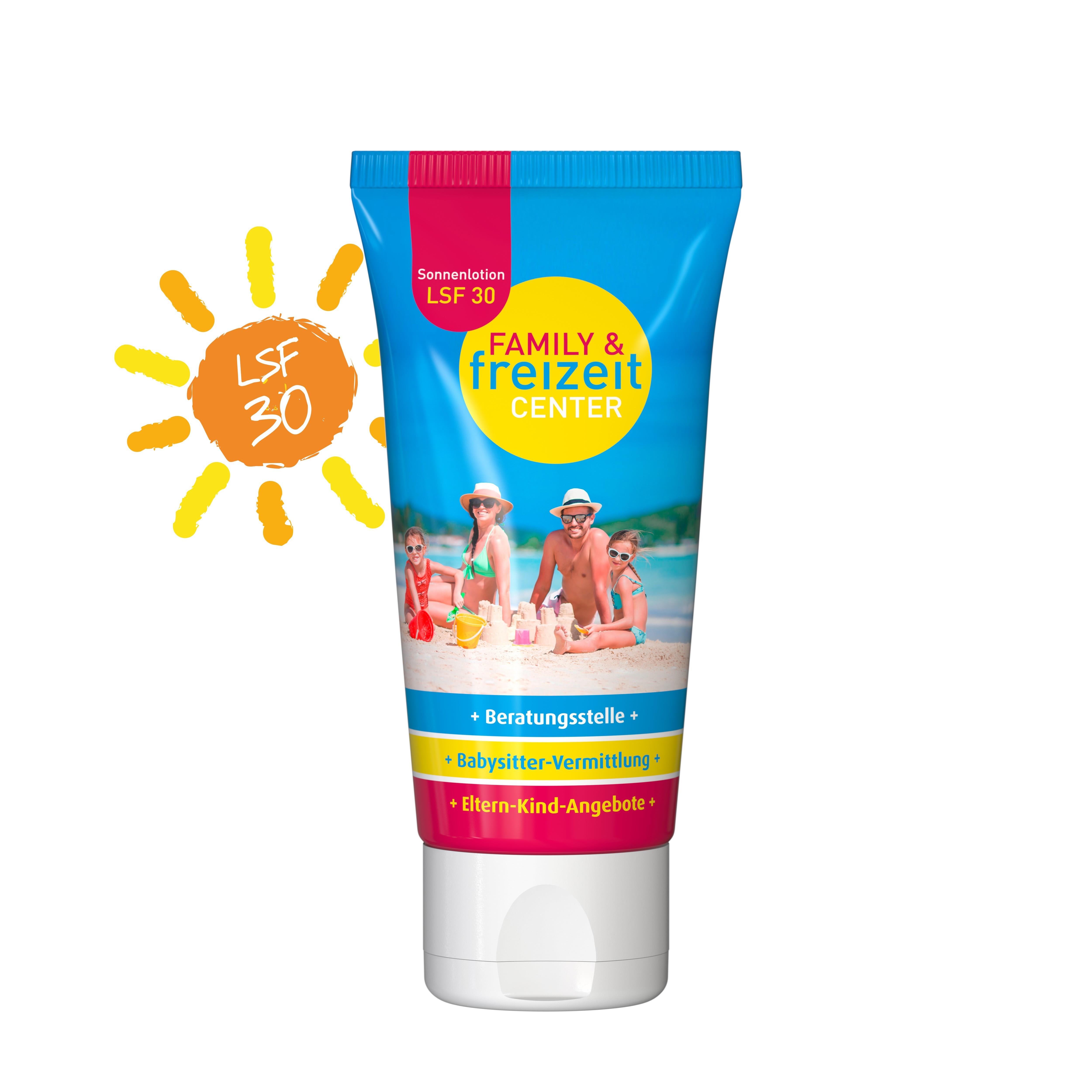 50 ml Tube - Sonnenmilch LSF 30 - FullbodyPrint