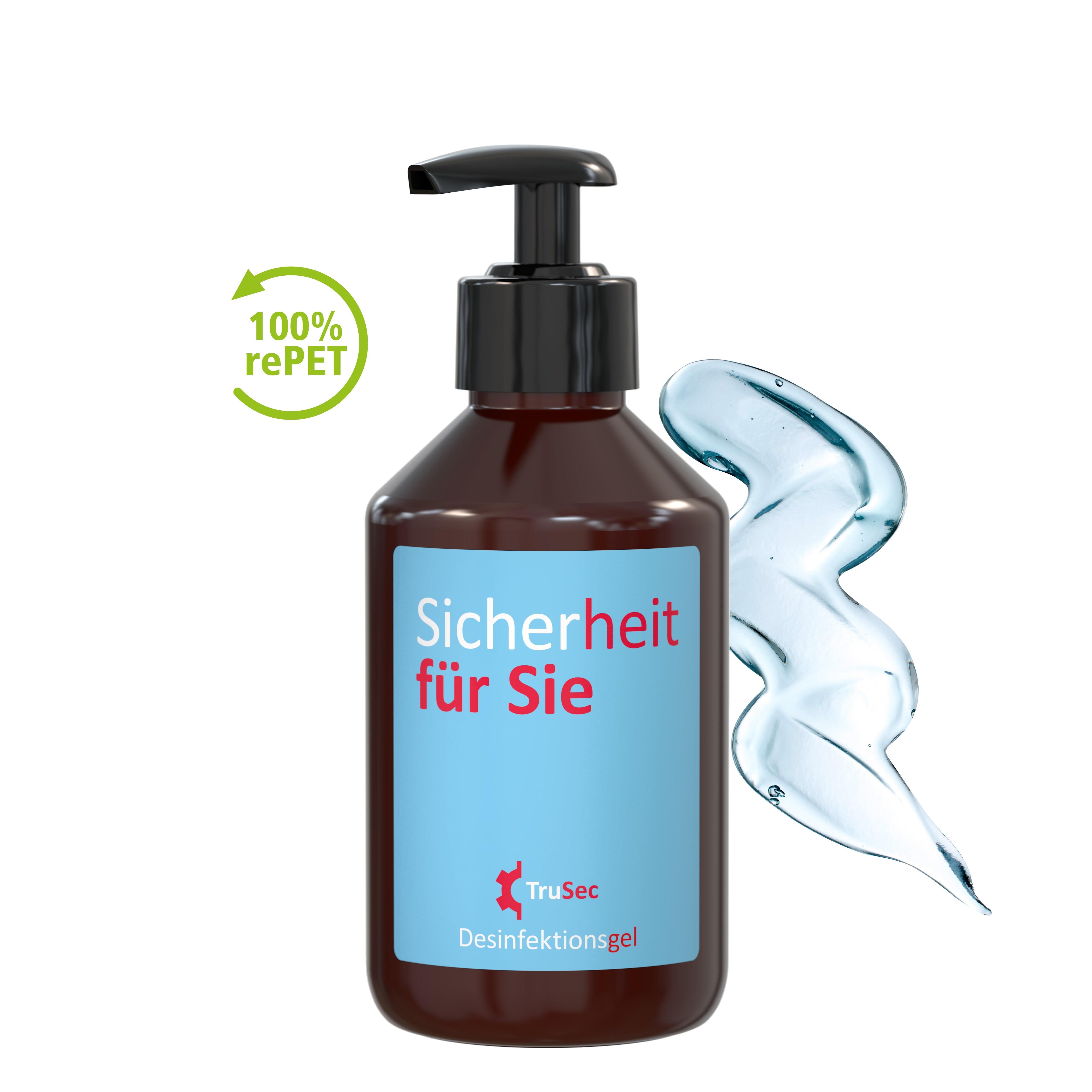 250 ml Spender - Hände-Desinfektionsgel (DIN EN 1500) - Body Label