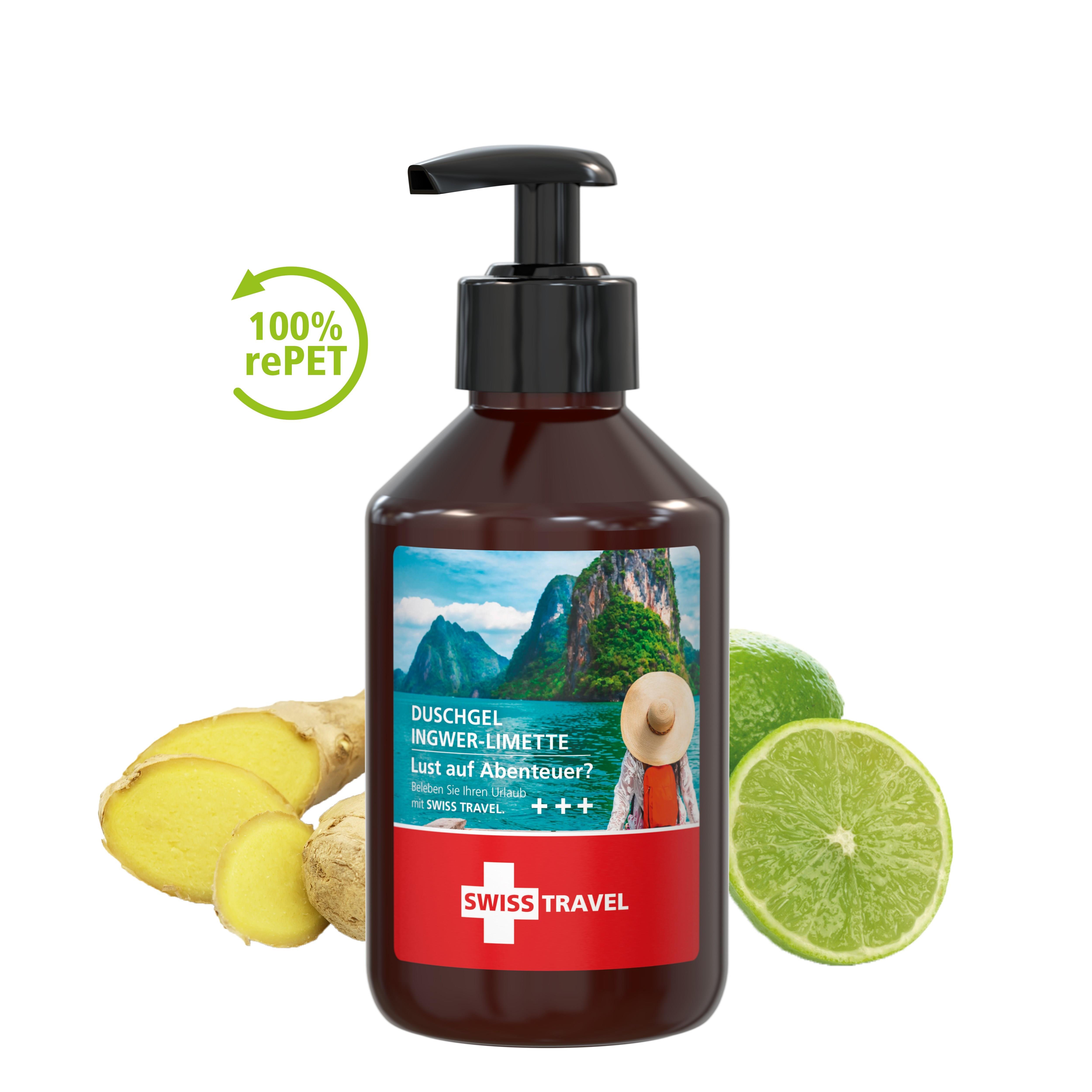 250 ml Spender - Duschgel Ingwer-Limette - Body Label