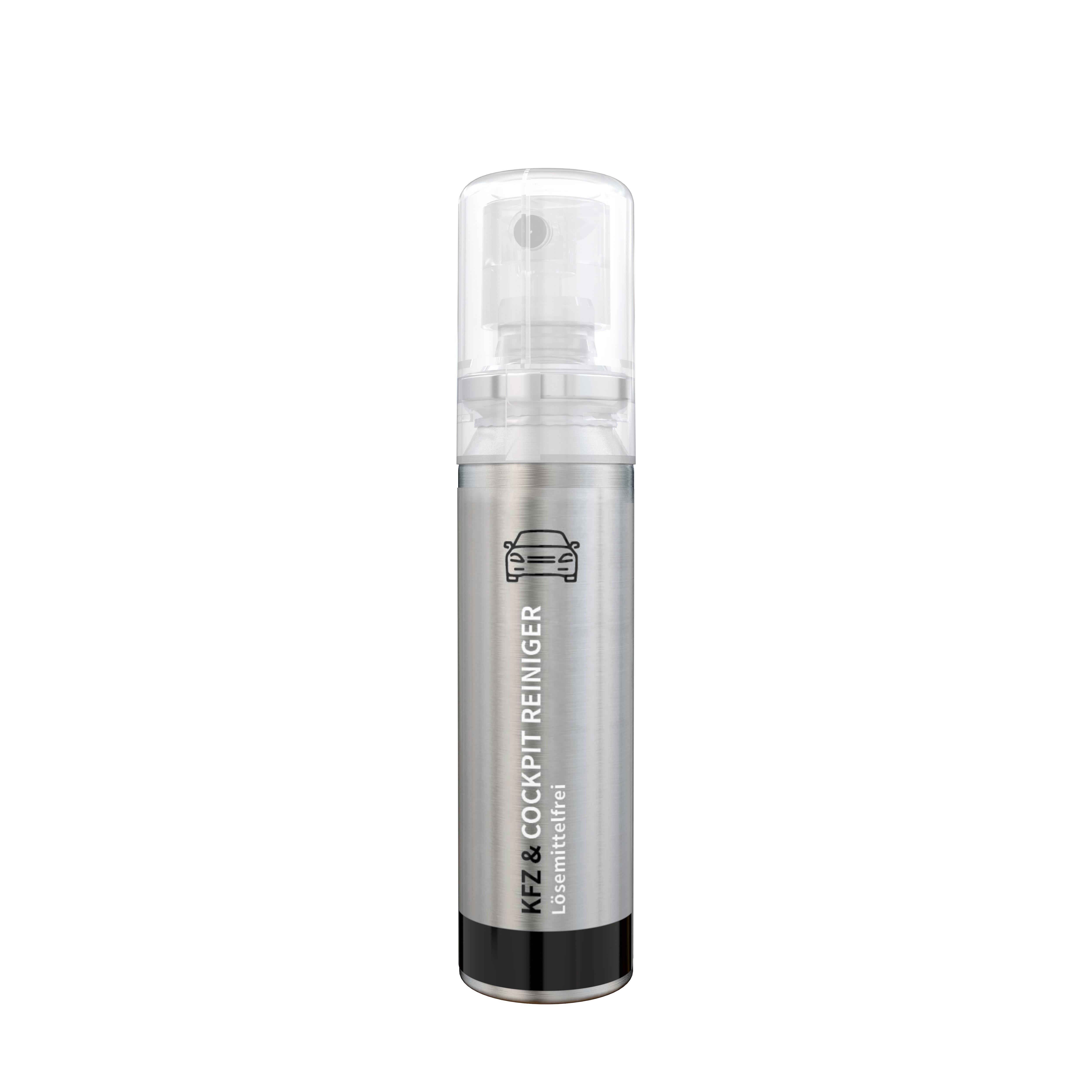 20 ml Spray - Kfz Cockpit-Reiniger - Body Label transparent