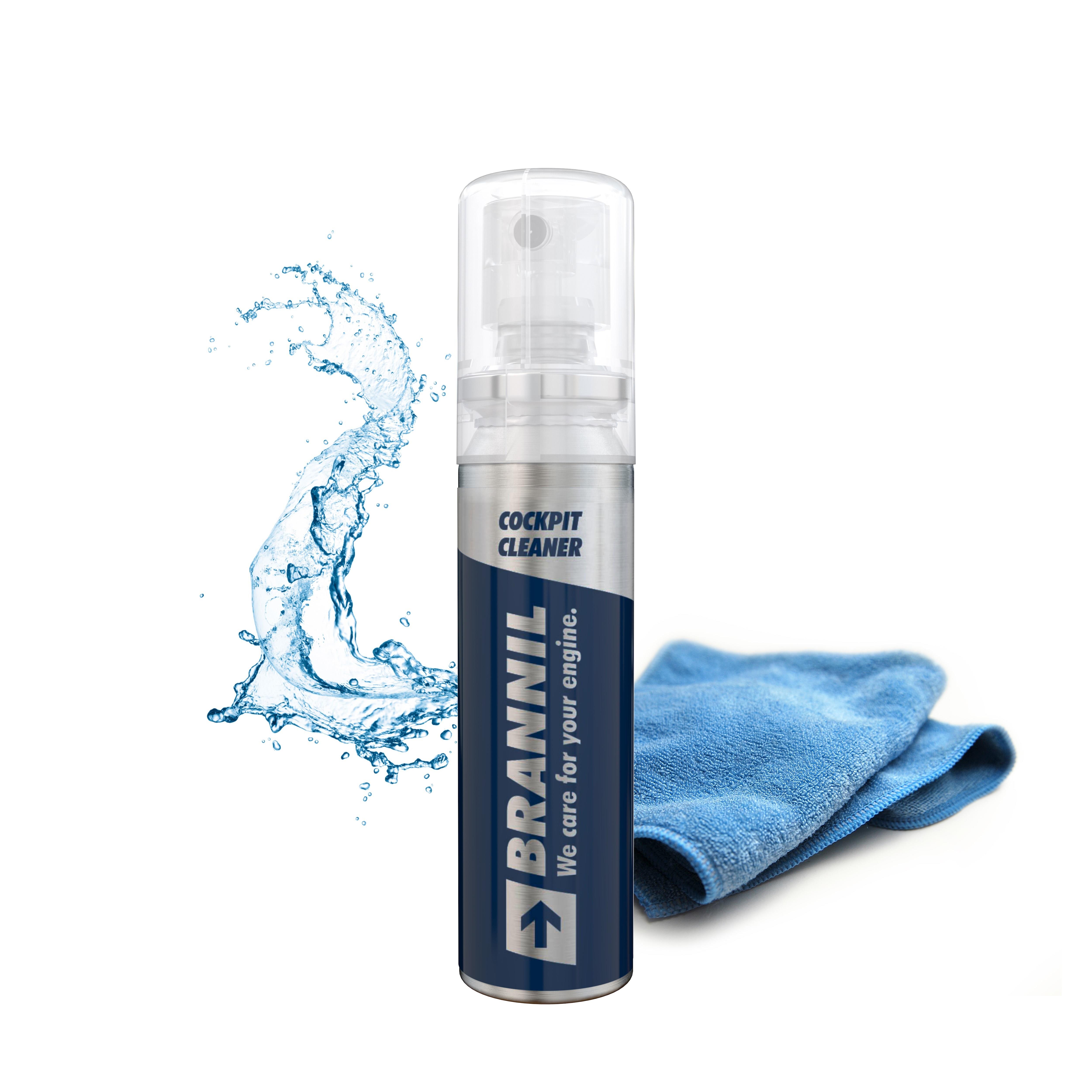 20 ml Spray - Kfz Cockpit-Reiniger - Body Label transparent