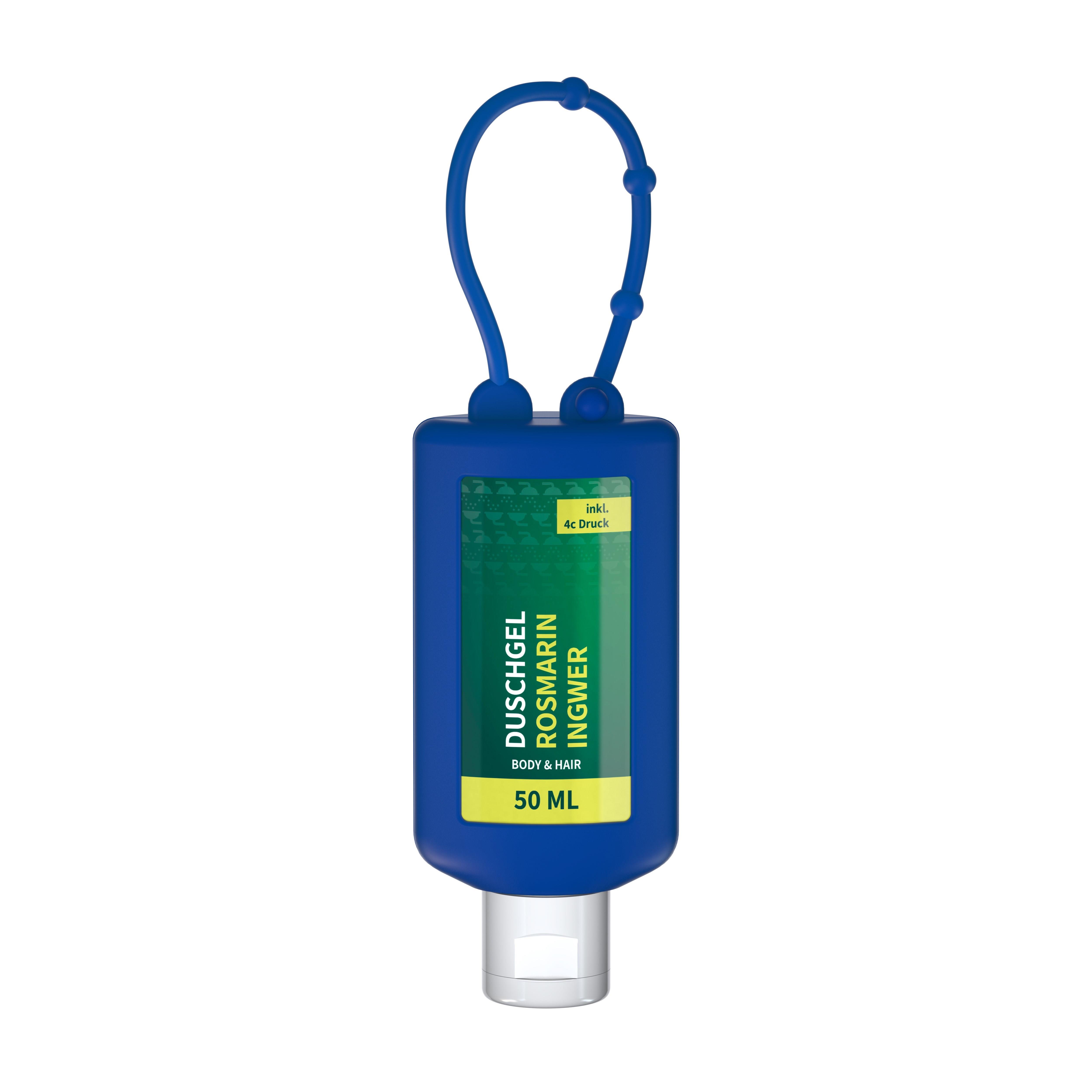 50 ml Bumper blau - Duschgel Rosmarin-Ingwer - Body Label