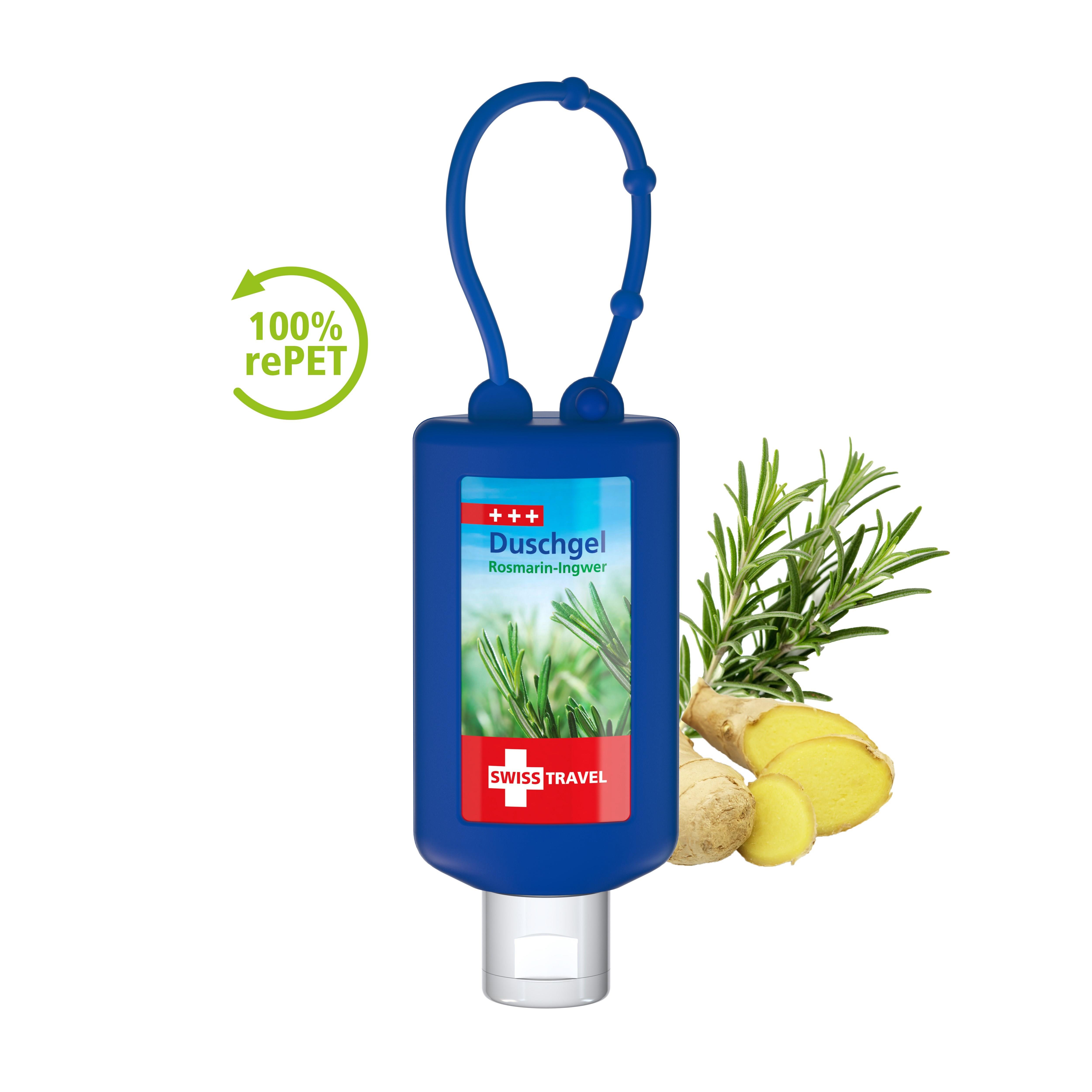 50 ml Bumper blau - Duschgel Rosmarin-Ingwer - Body Label