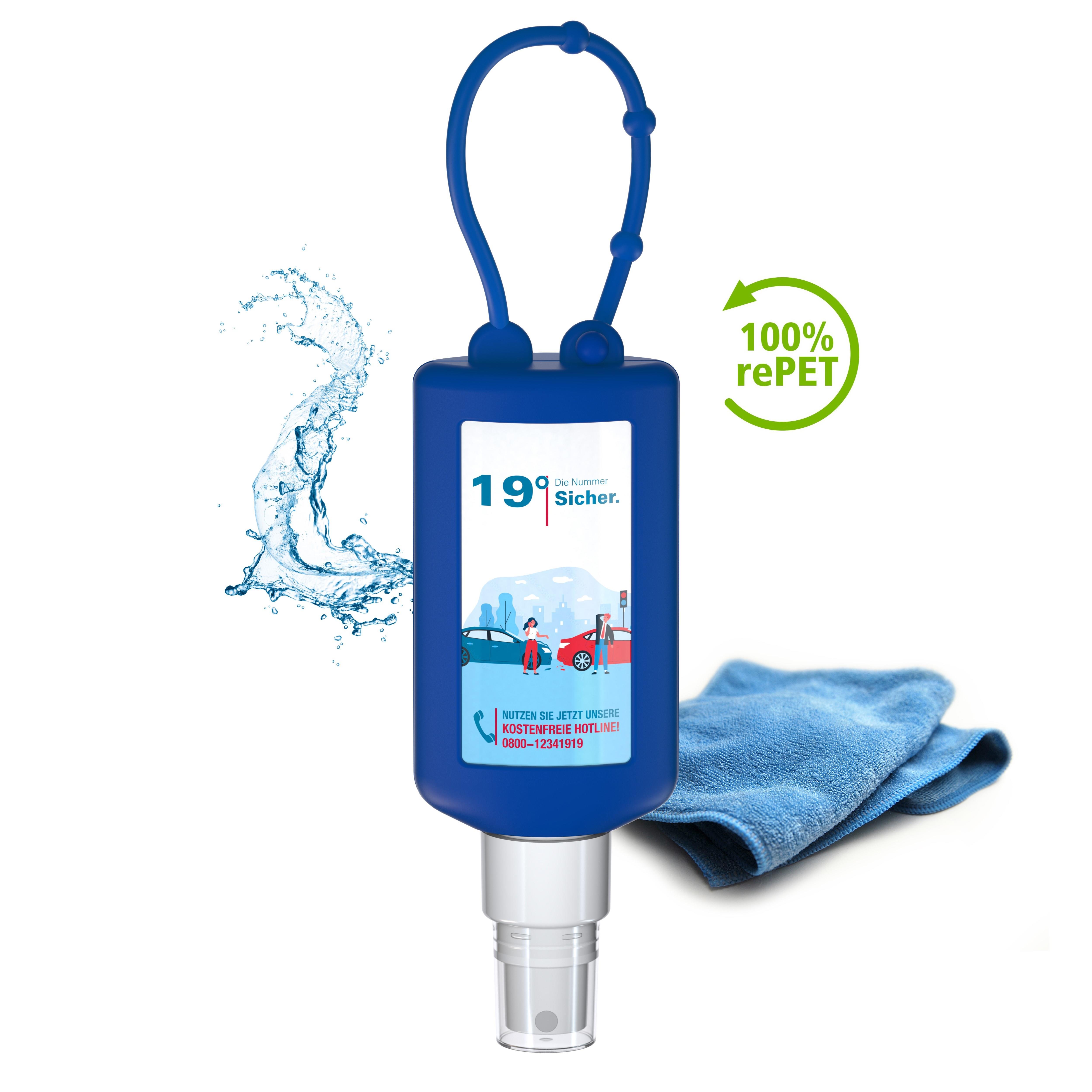50 ml Bumper blau  - Kfz Cockpit-Reiniger - Body Label