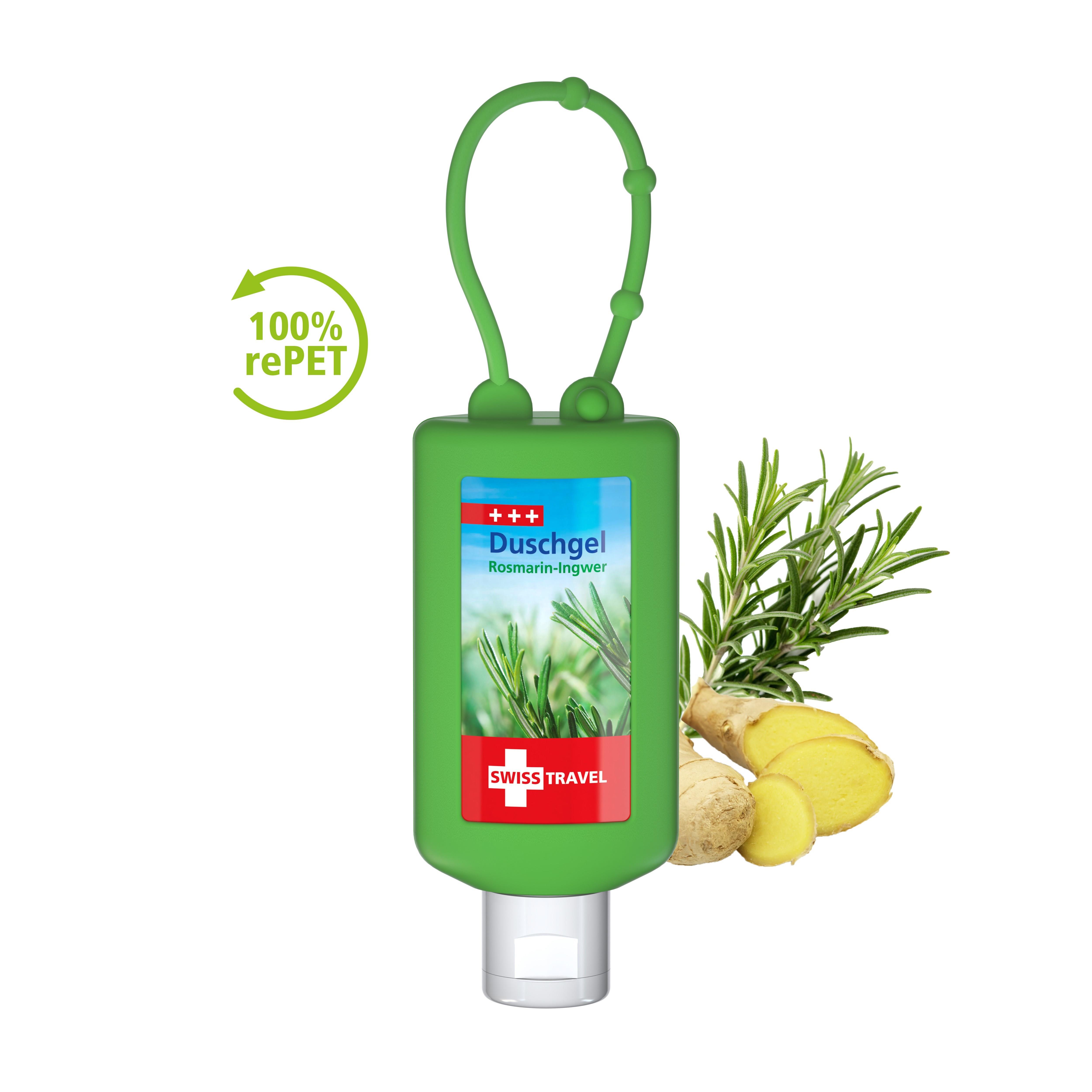 50 ml Bumper grün - Duschgel Rosmarin-Ingwer - Body Label