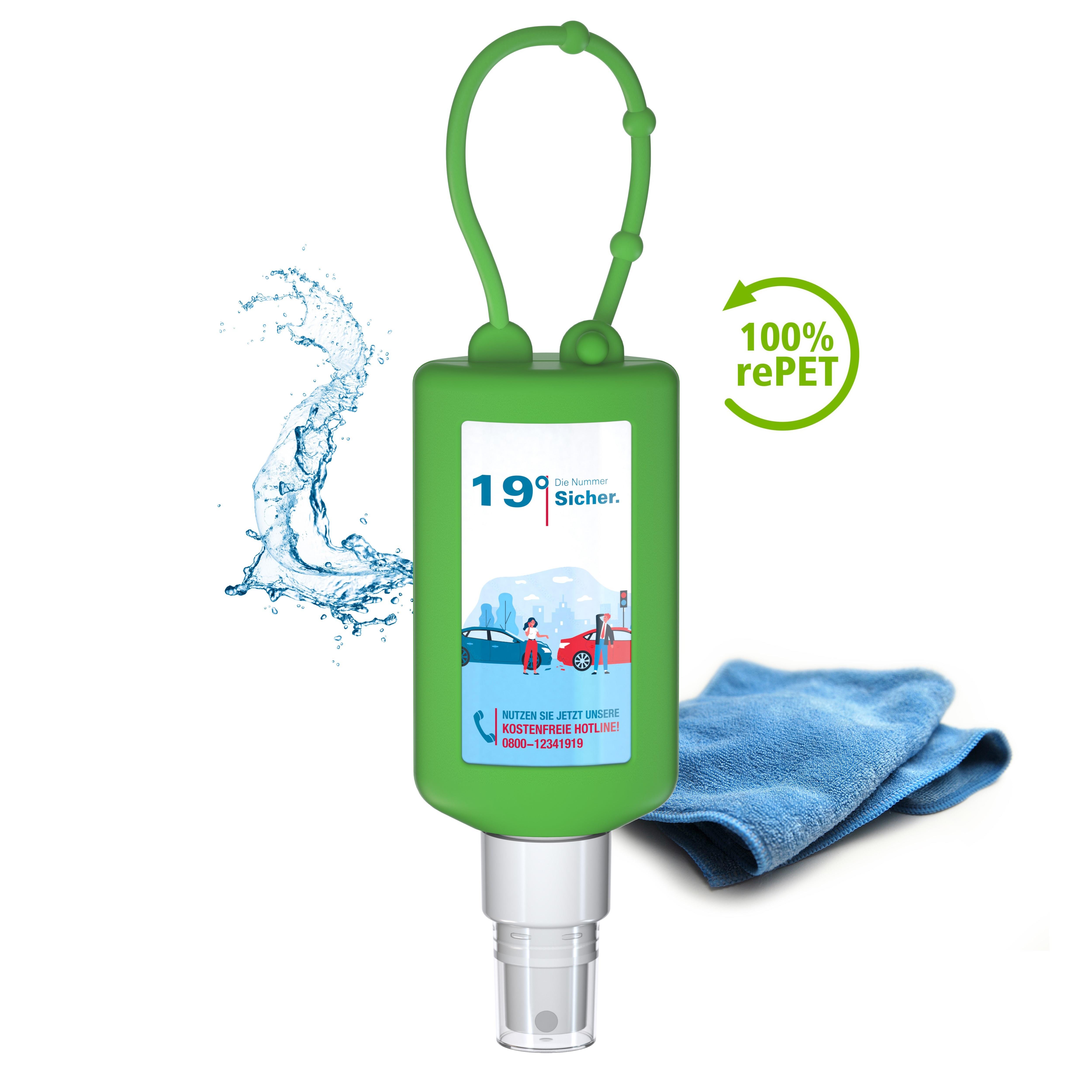 50 ml Bumper grün - Kfz Cockpit-Reiniger - Body Label