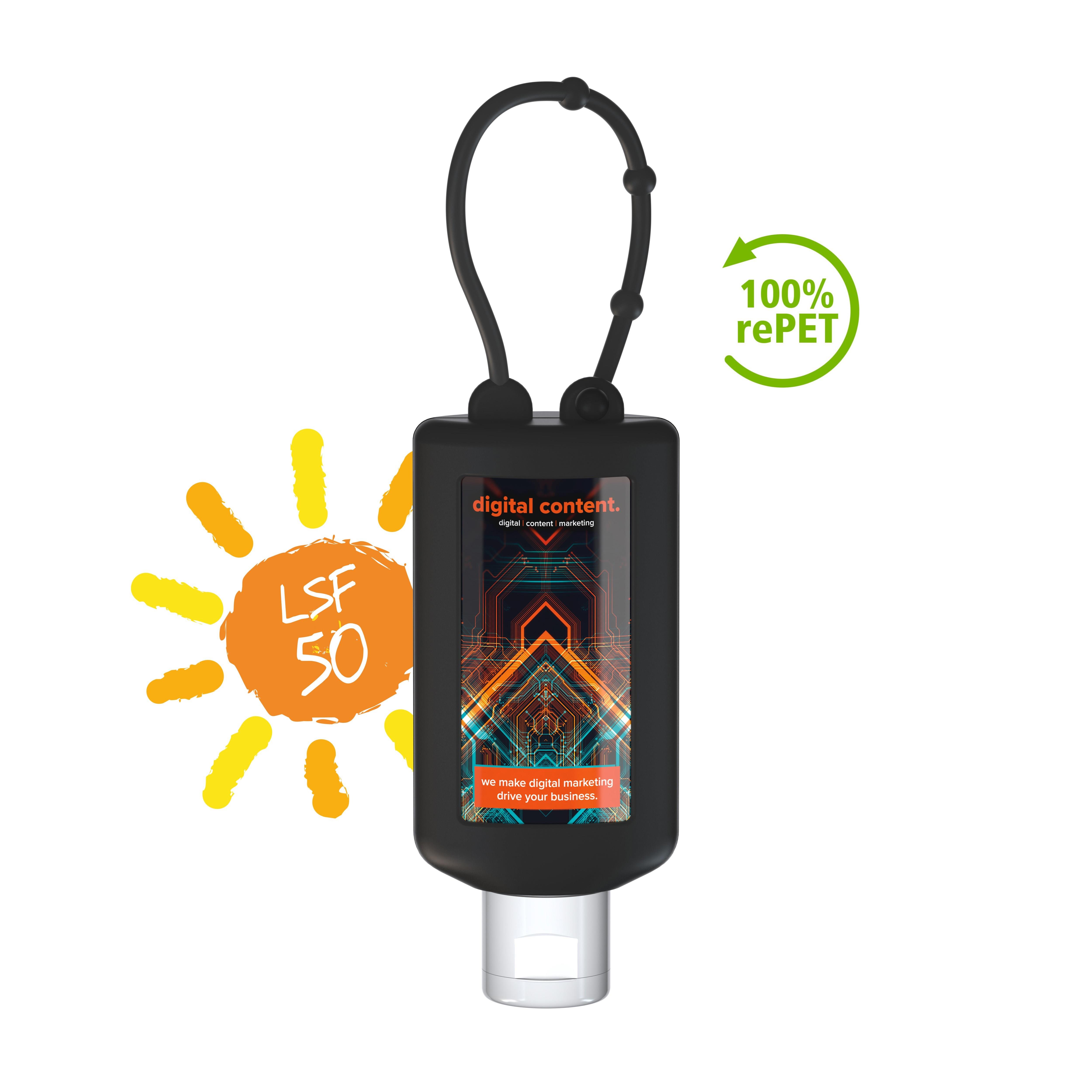 50 ml Bumper schwarz - Sonnenmilch LSF 50 (sensitiv) - Body Label