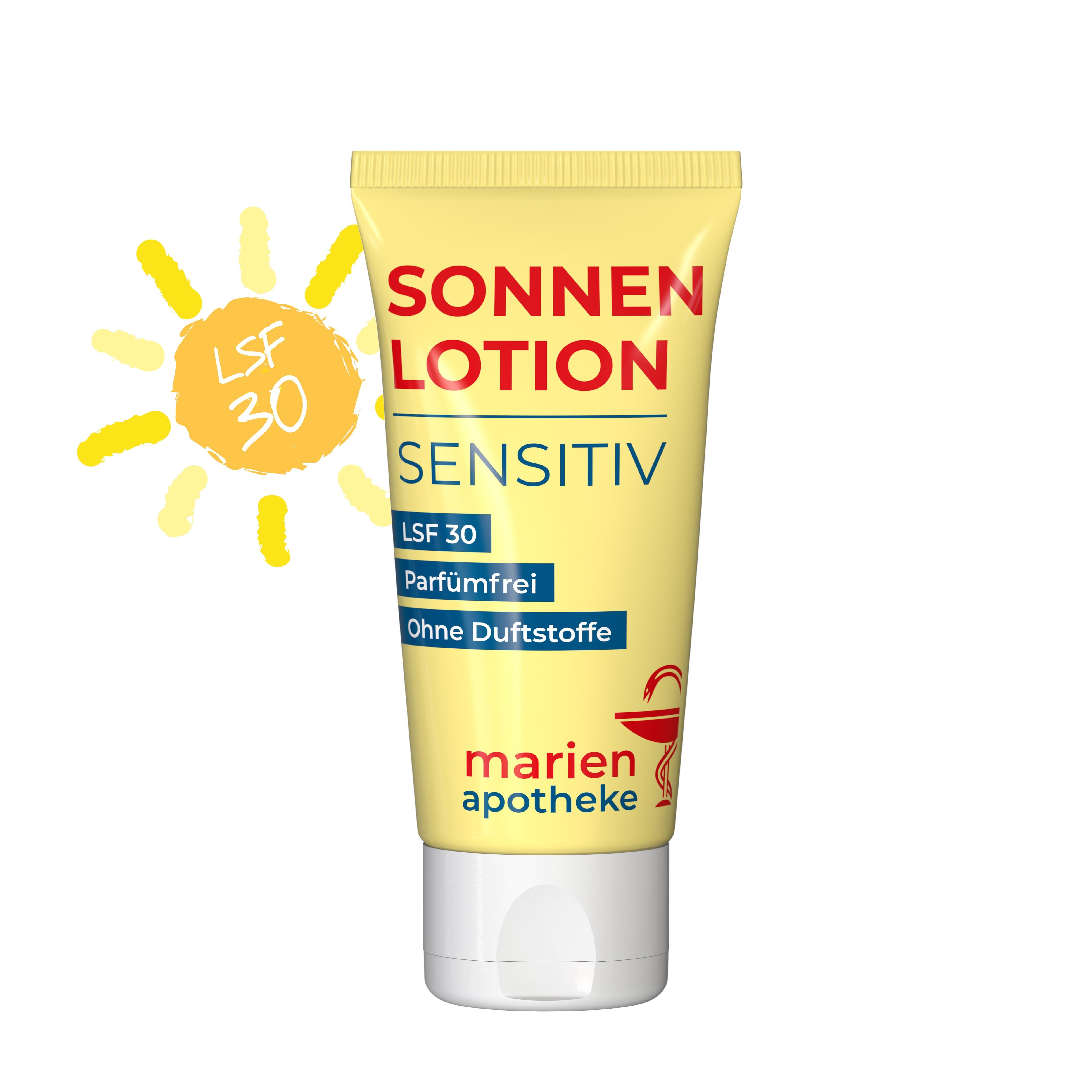 50 ml Tube - Sonnenmilch LSF 30 (sensitiv) - FullbodyPrint