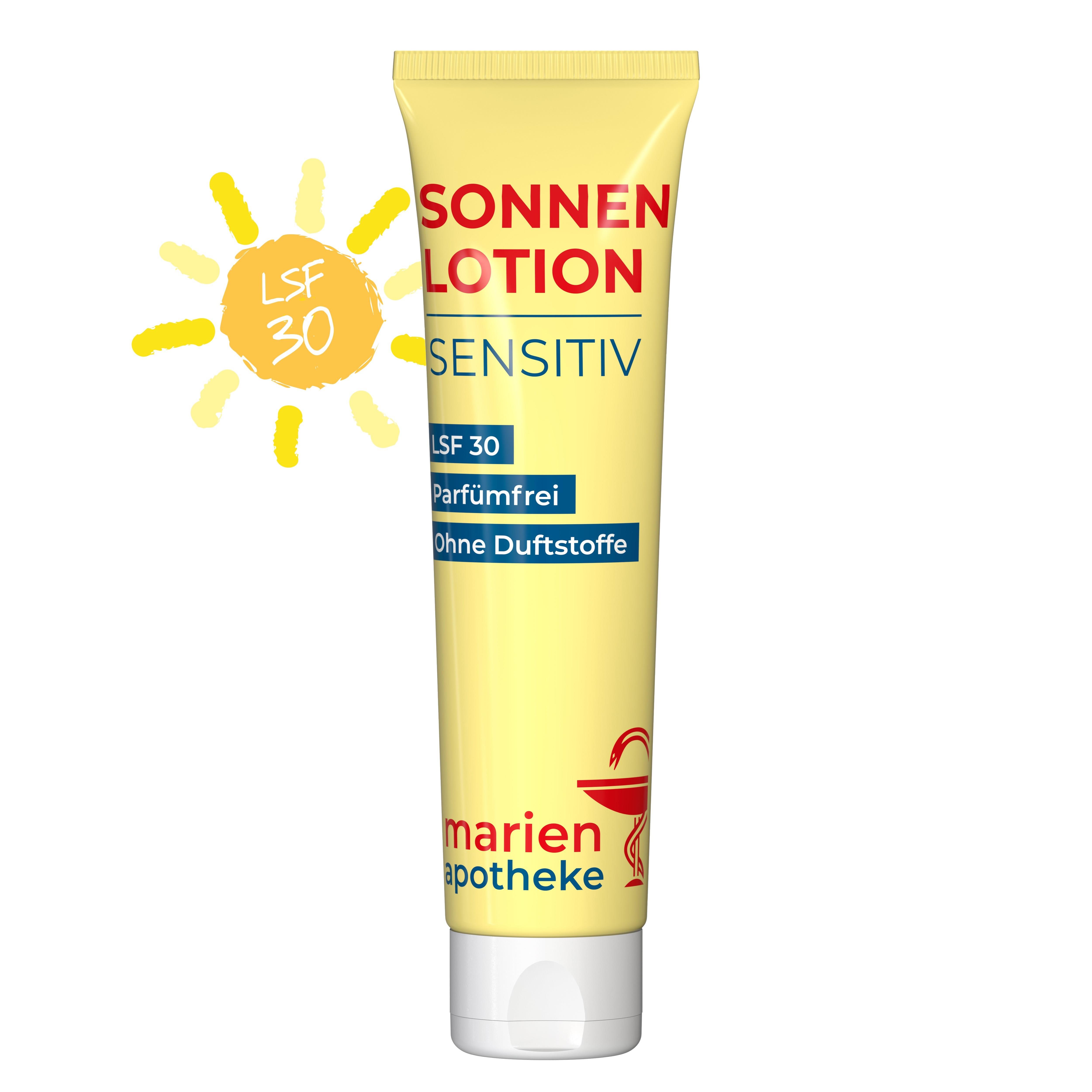 100 ml Tube - Sonnenmilch LSF 30 (sensitiv) - FullbodyPrint