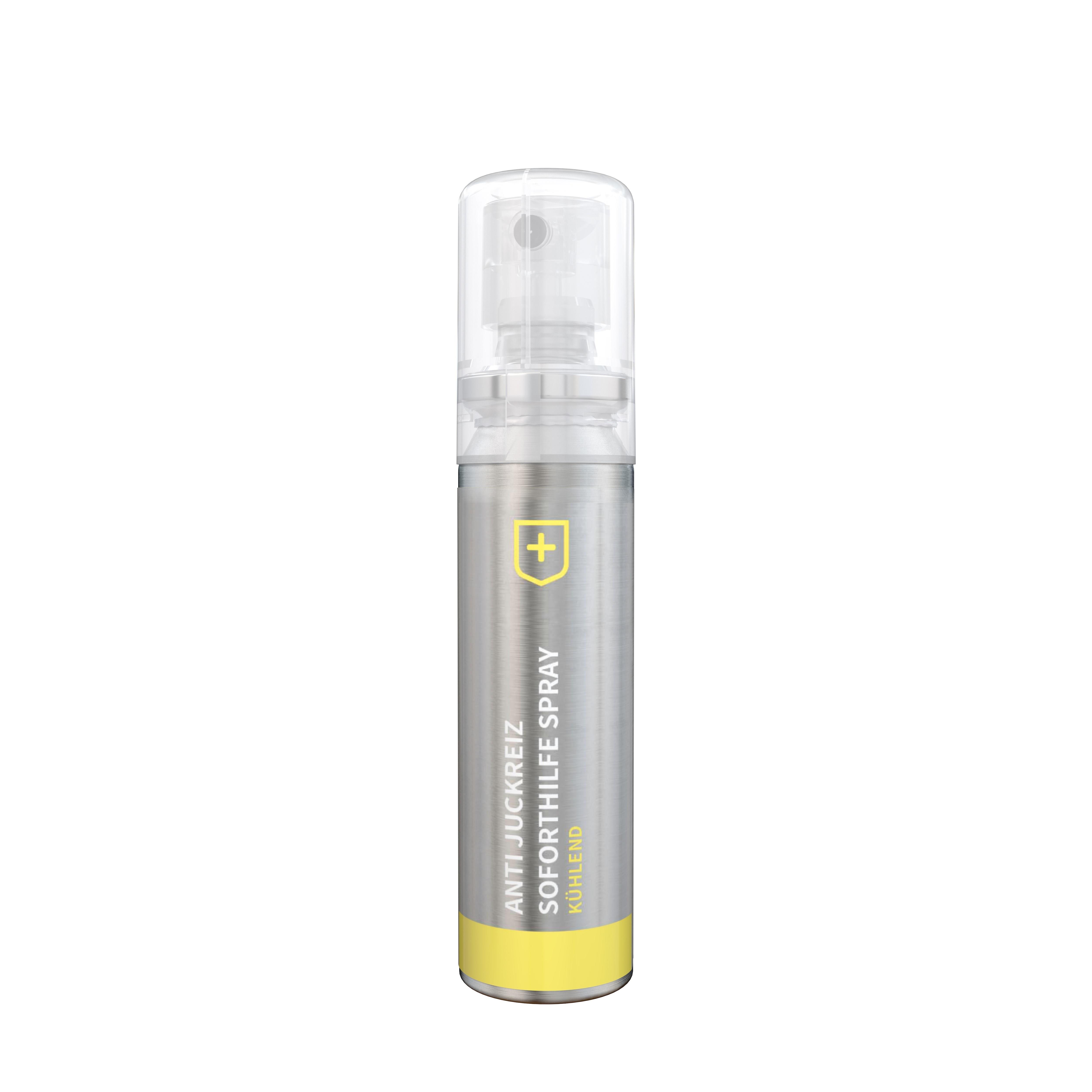 20 ml Spray - Anti Juckreiz Soforthilfe - Body Label transparent