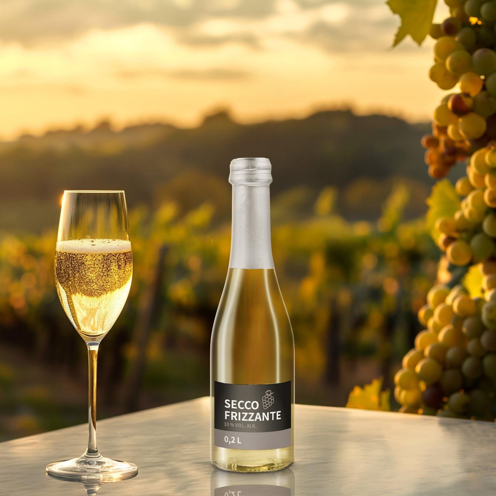 0,2 l Secco Frizzante (Glas) - Body Label