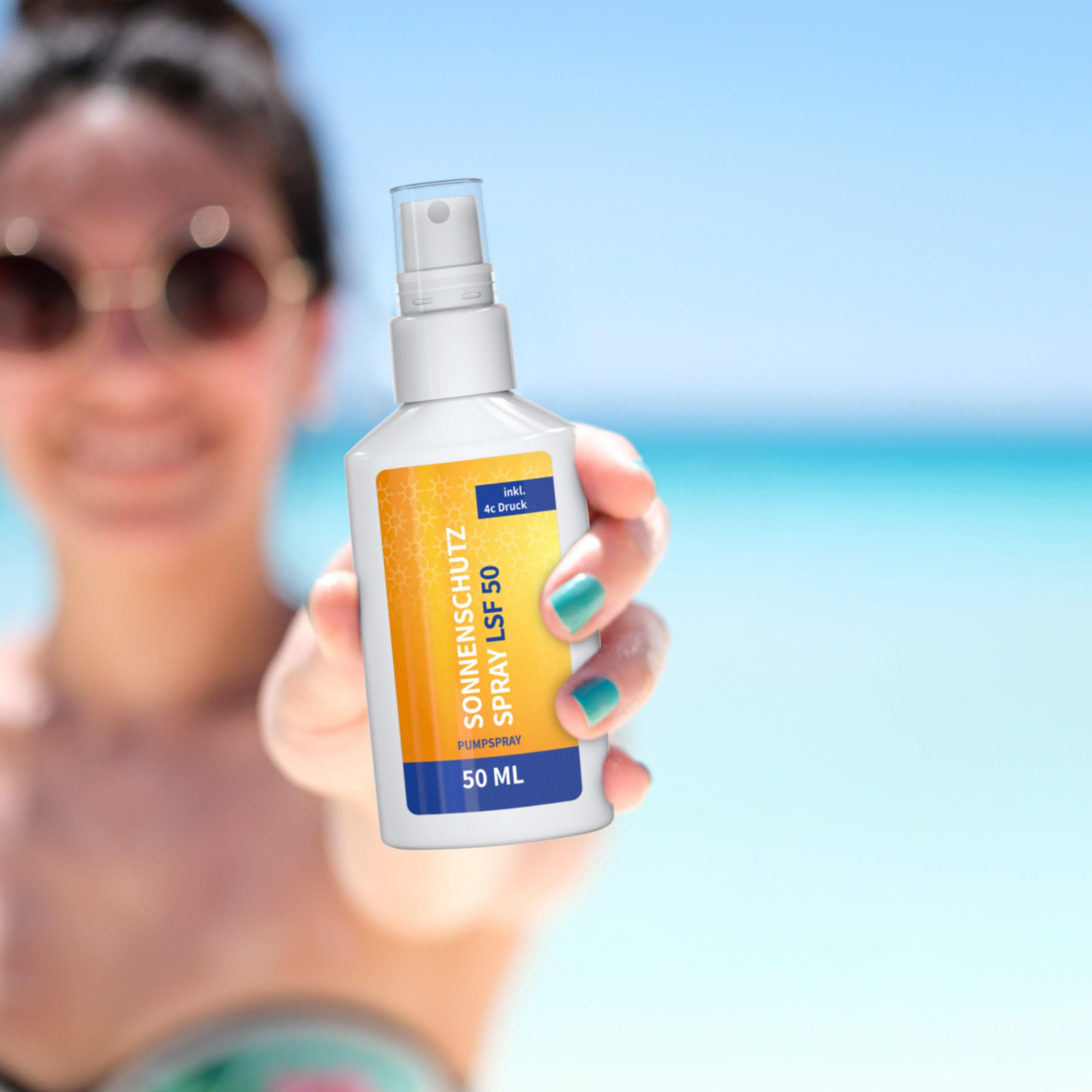 50 ml Spray - Sonnenschutzspray LSF 50 - Body Label