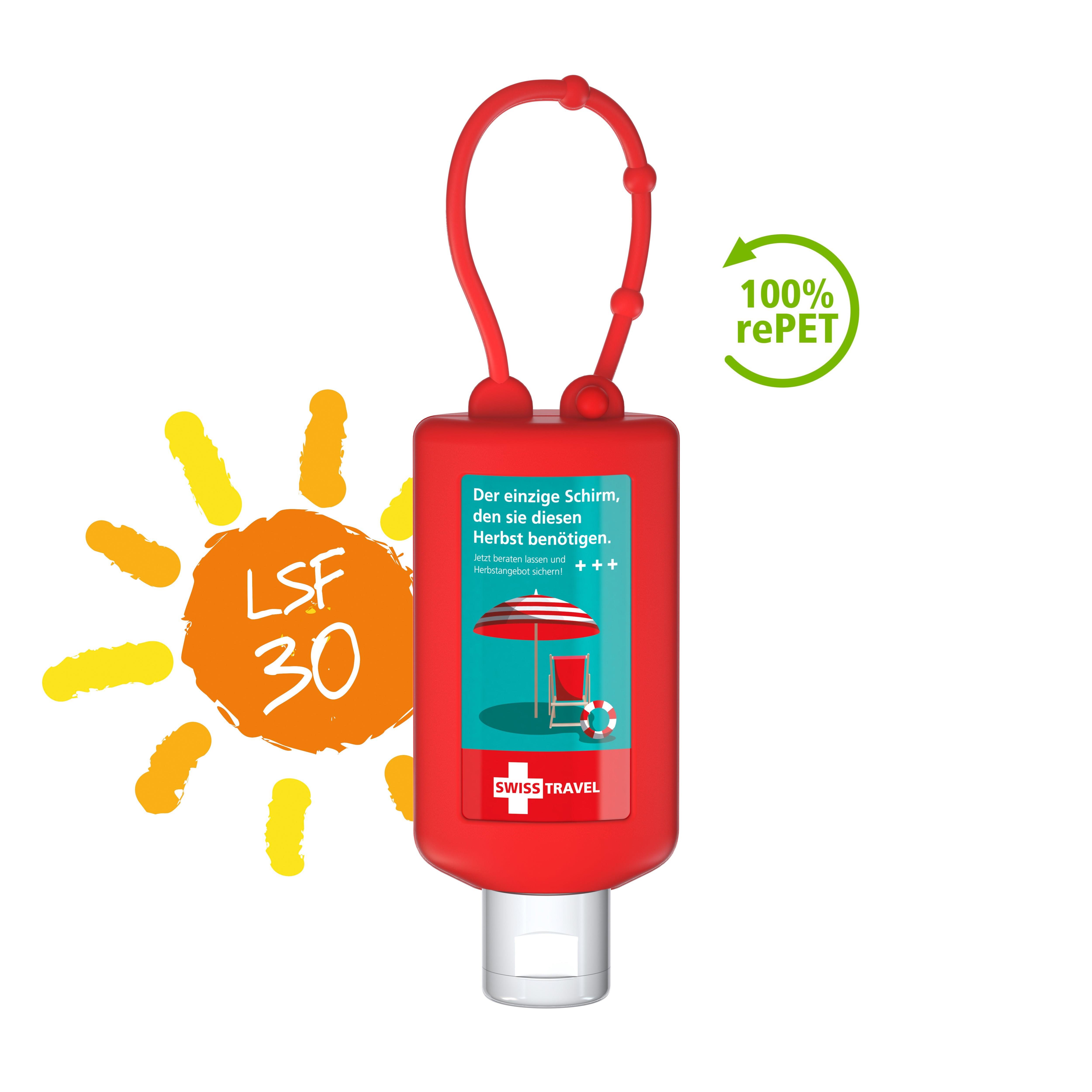 50 ml Bumper rot - Sonnenmilch LSF 30 - Body Label