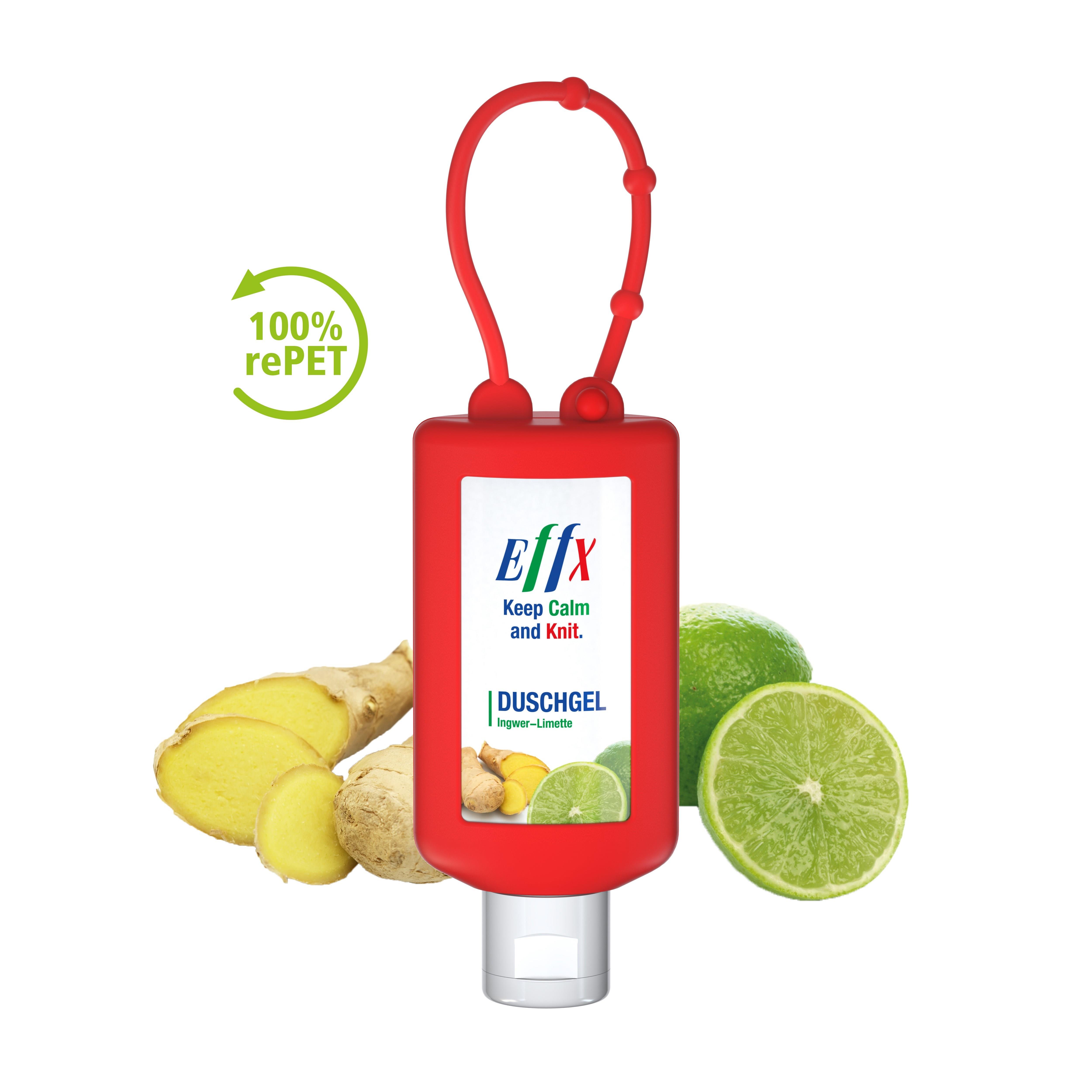 50 ml Bumper rot - Duschgel Ingwer-Limette - Body Label