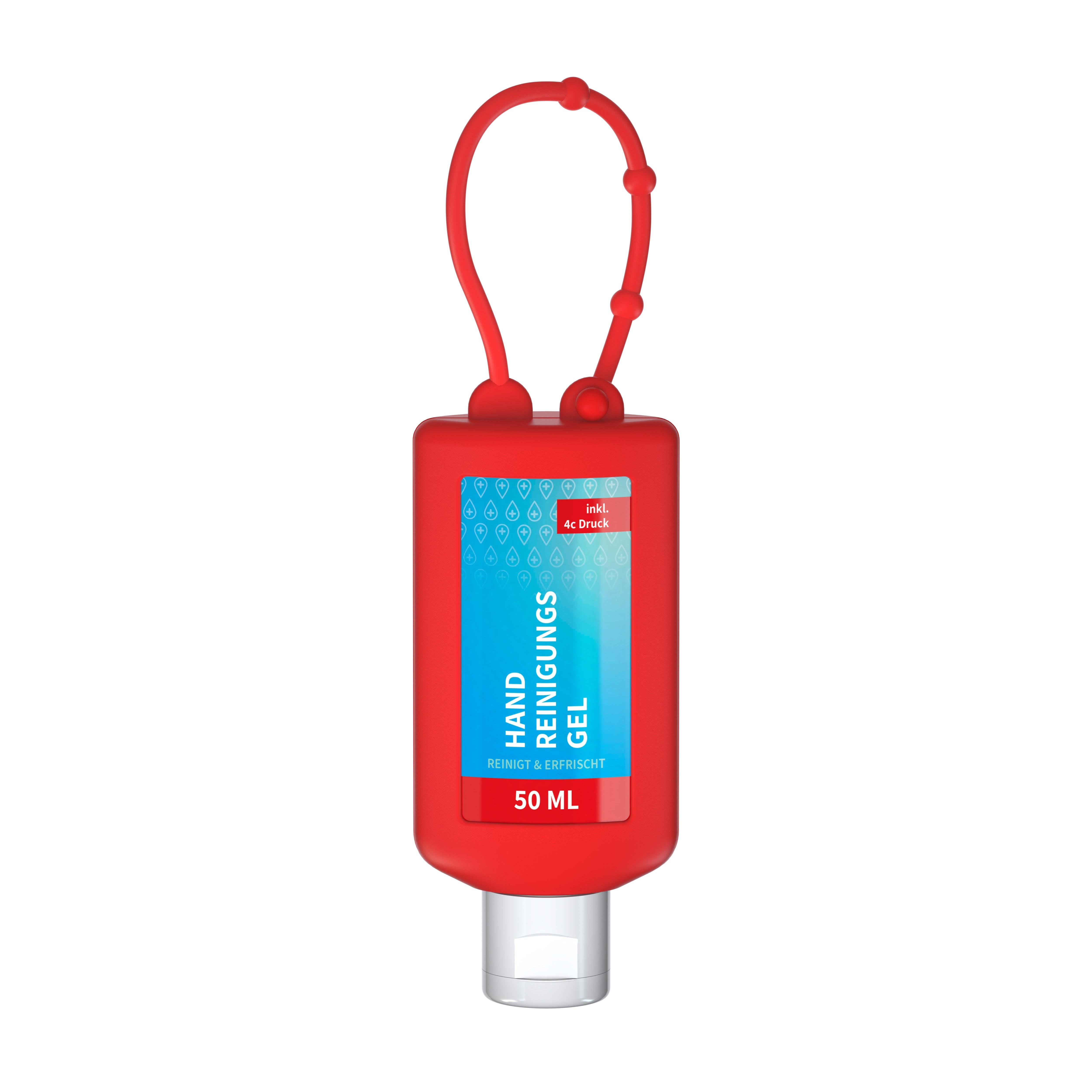 50 ml Bumper rot - Handreinigungsgel (alk.) - Body Label