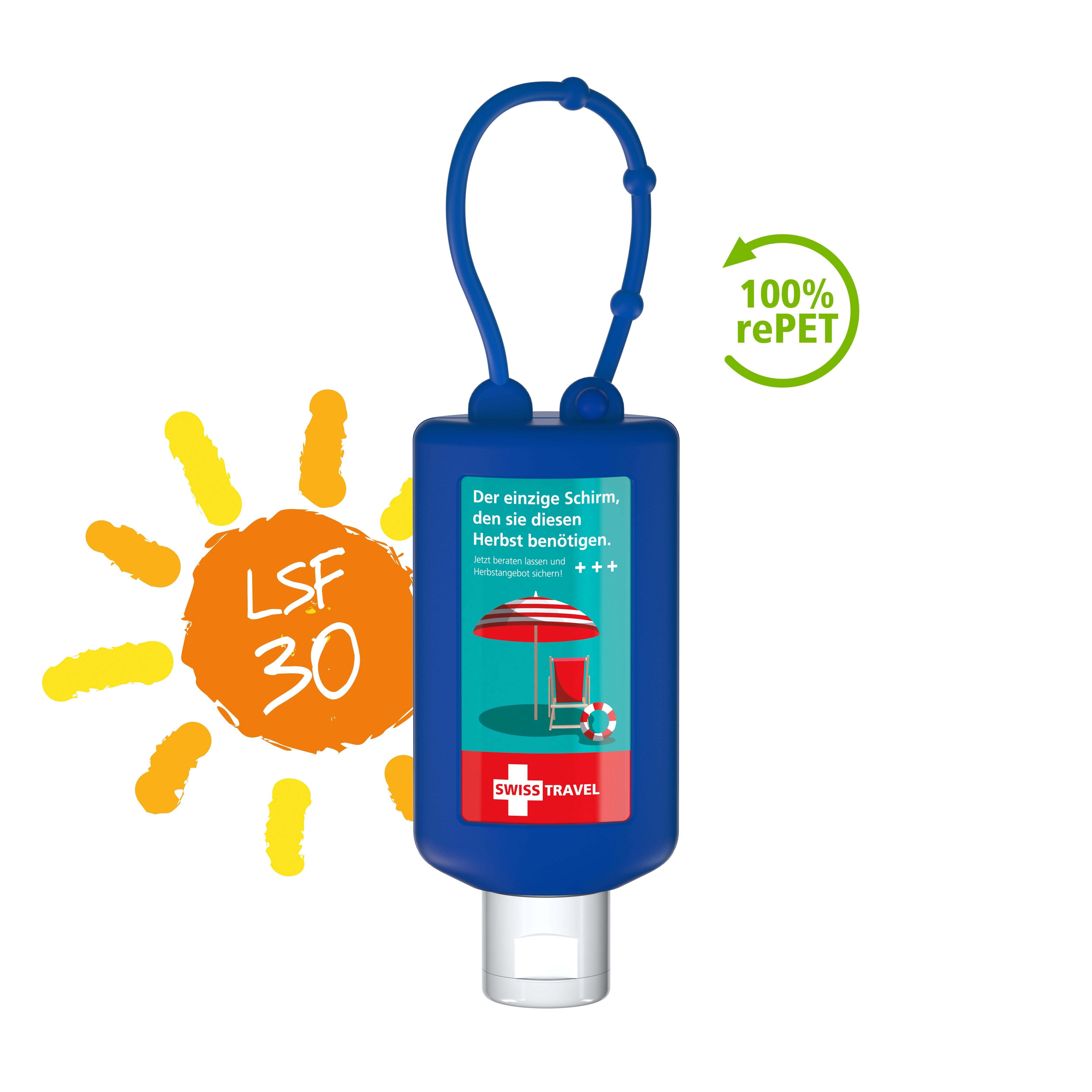 50 ml Bumper blau - Sonnenmilch LSF 30 - Body Label
