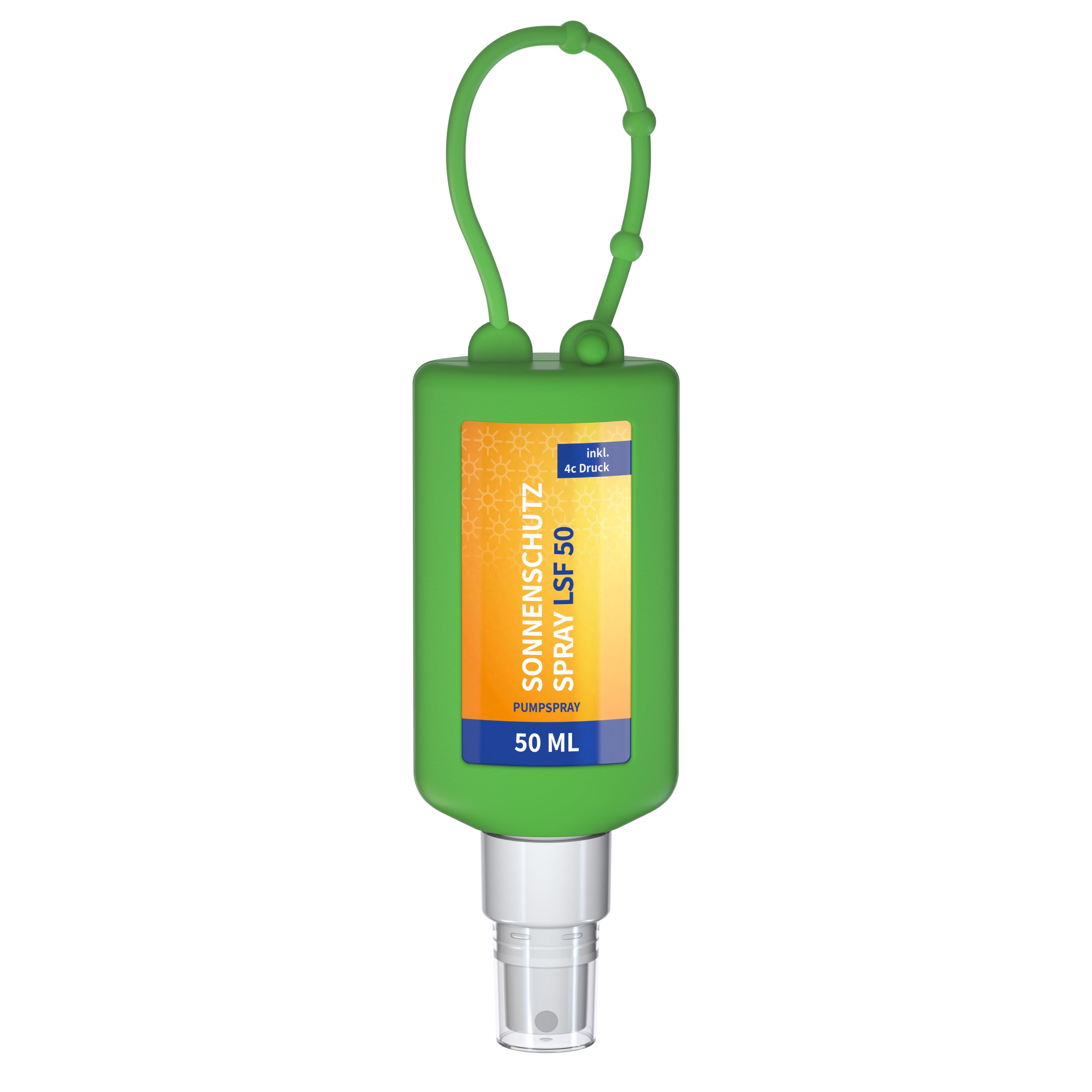 50 ml Bumper grün - Sonnenschutzspray LSF 50 - Body Label