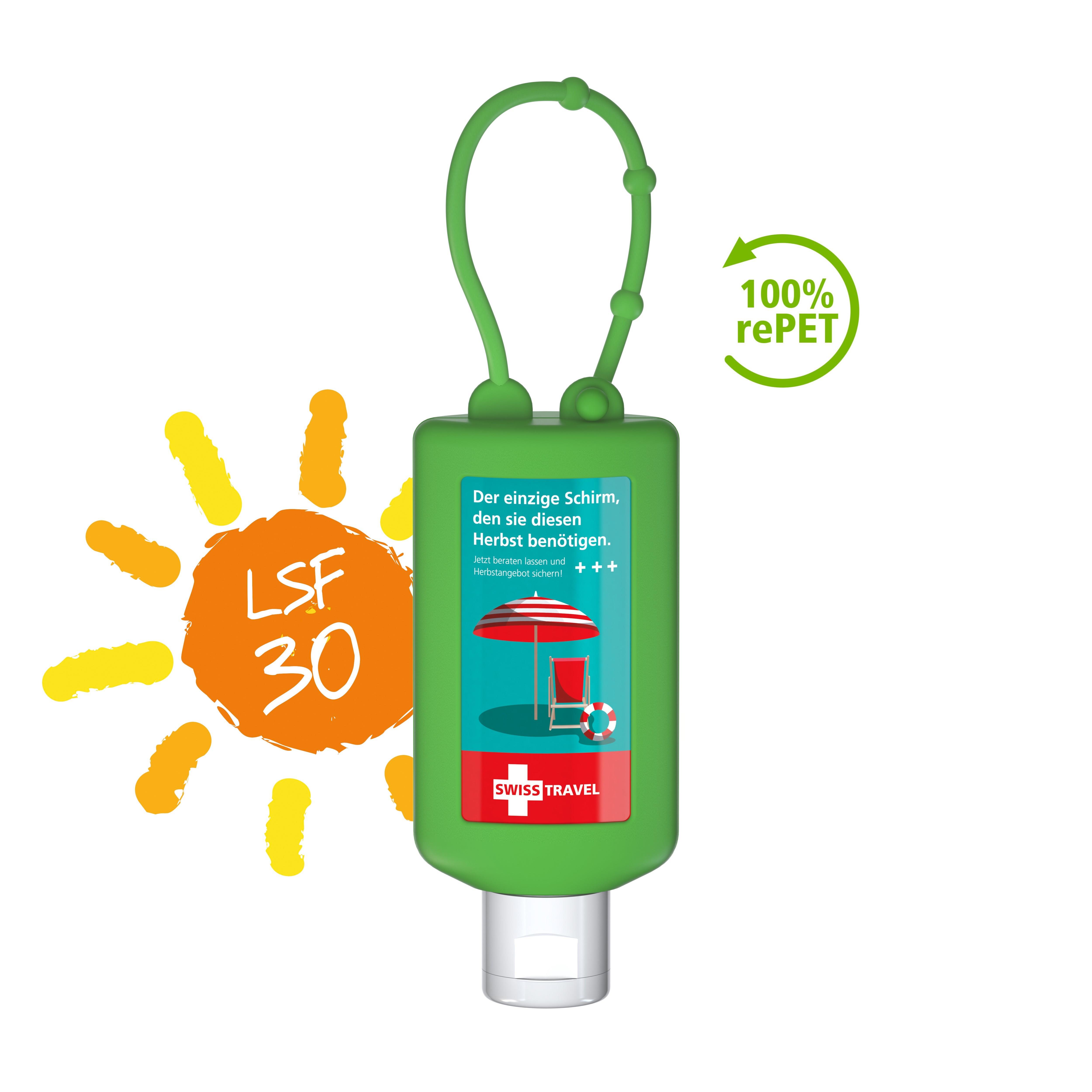 50 ml Bumper grün - Sonnenmilch LSF 30 - Body Label