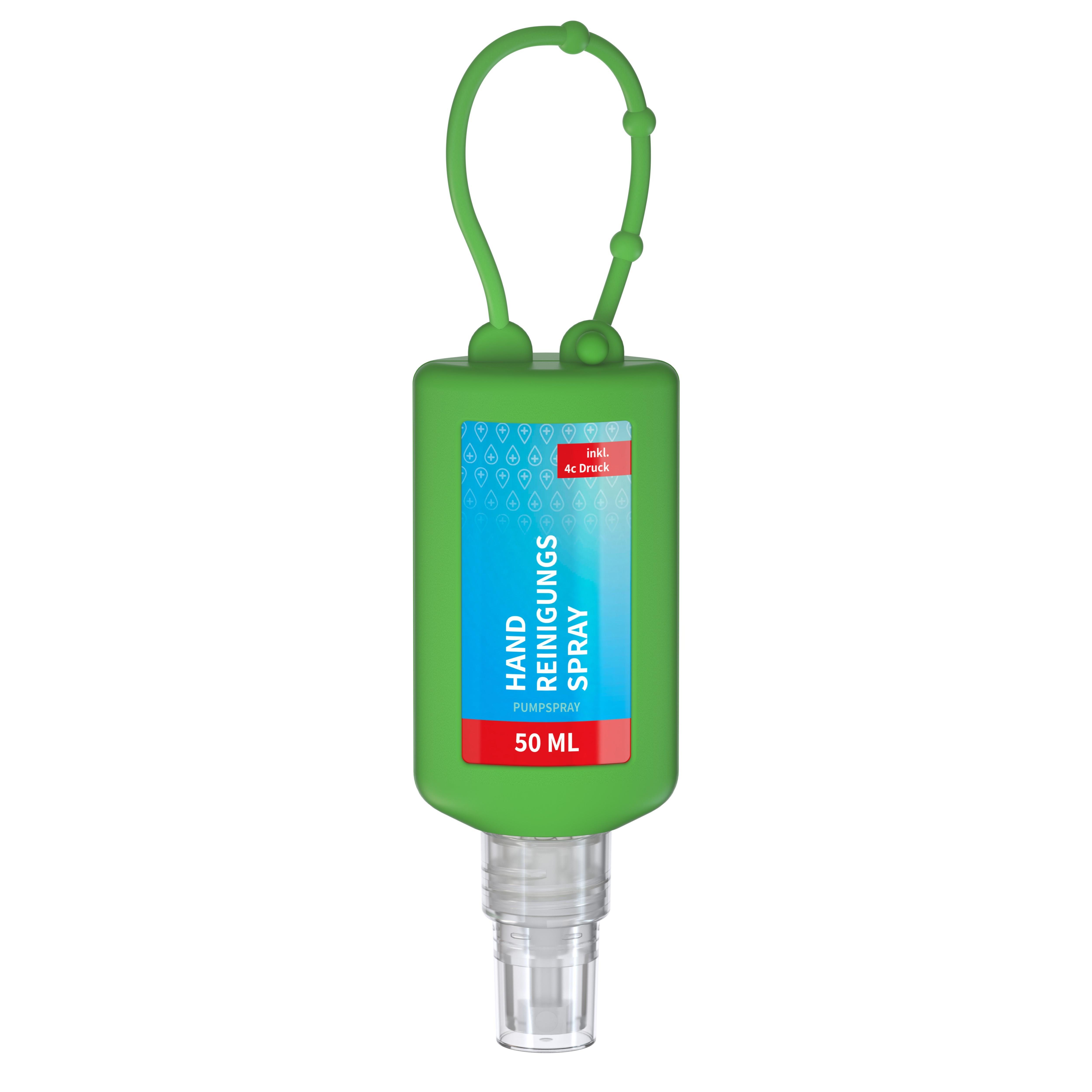 50 ml Bumper grün - Handreinigungsspray (alk.) - Body Label