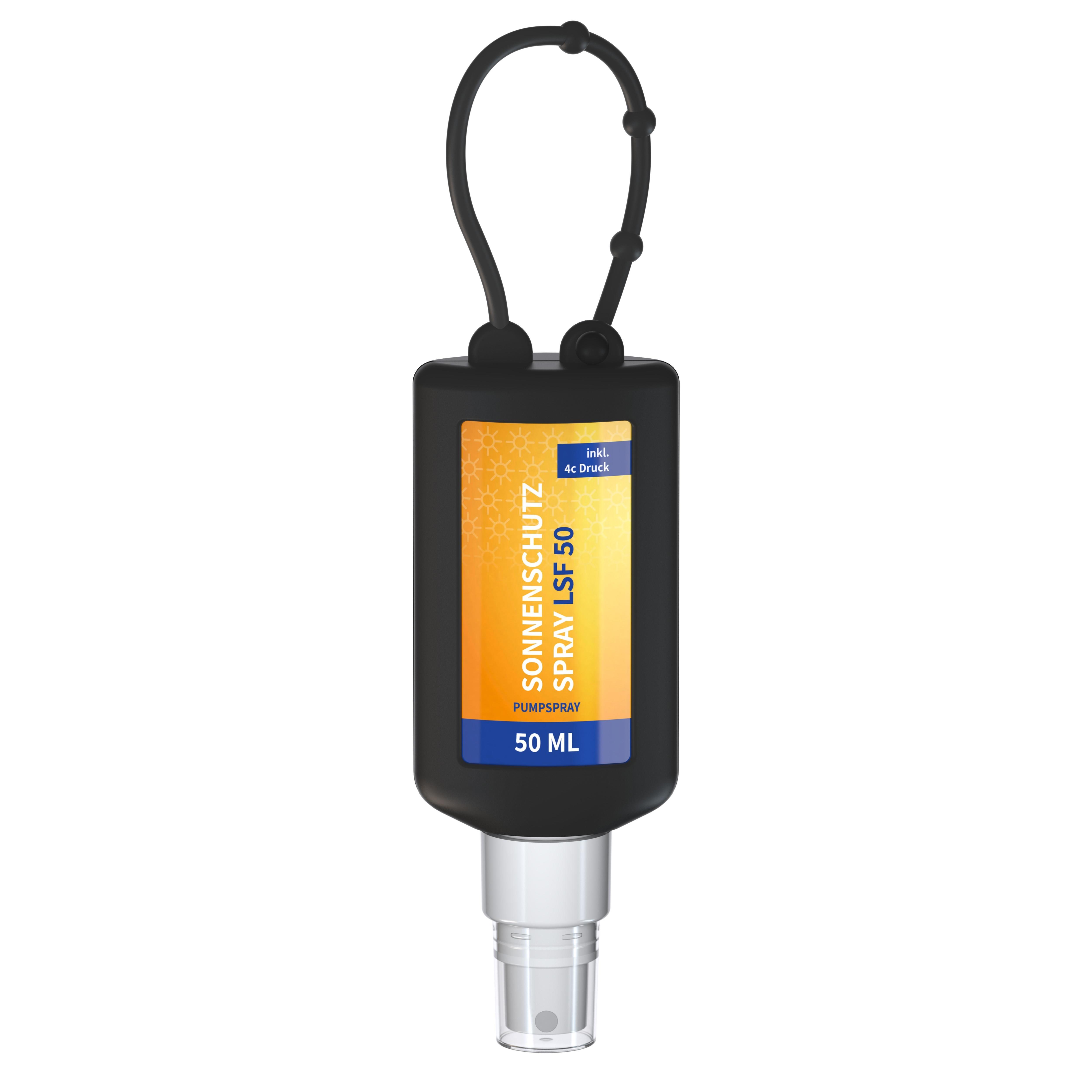 50 ml Bumper schwarz - Sonnenschutzspray LSF 50 - Body Label