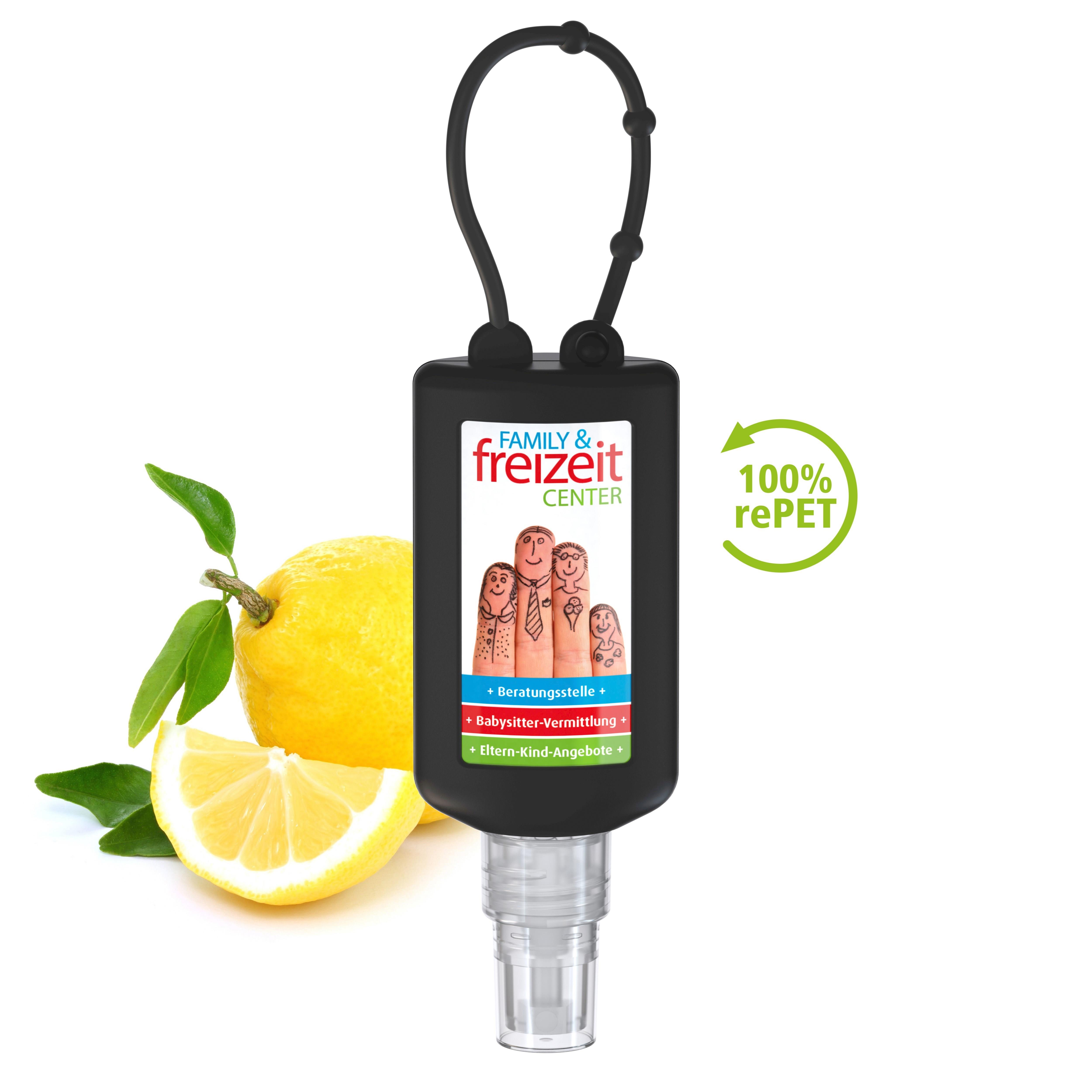 50 ml Bumper schwarz - Handreinigungsspray (alk.) - Body Label