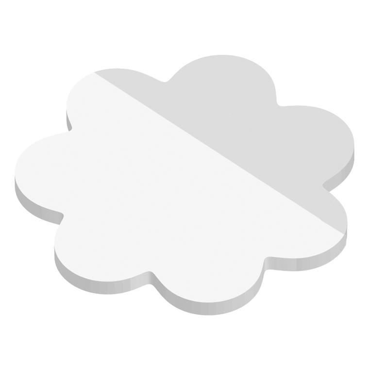 Haftnotizen powerstikkies formgestanzt ´Blume´, 50 Blatt