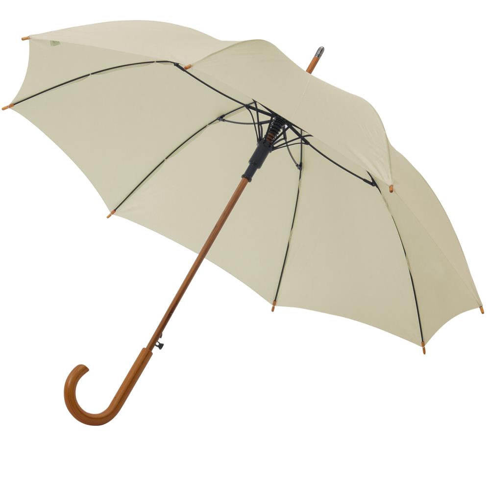 Automatik Stockschirm CITY - Regenschirm Schirm Holzgriff AC - OKTAGON®